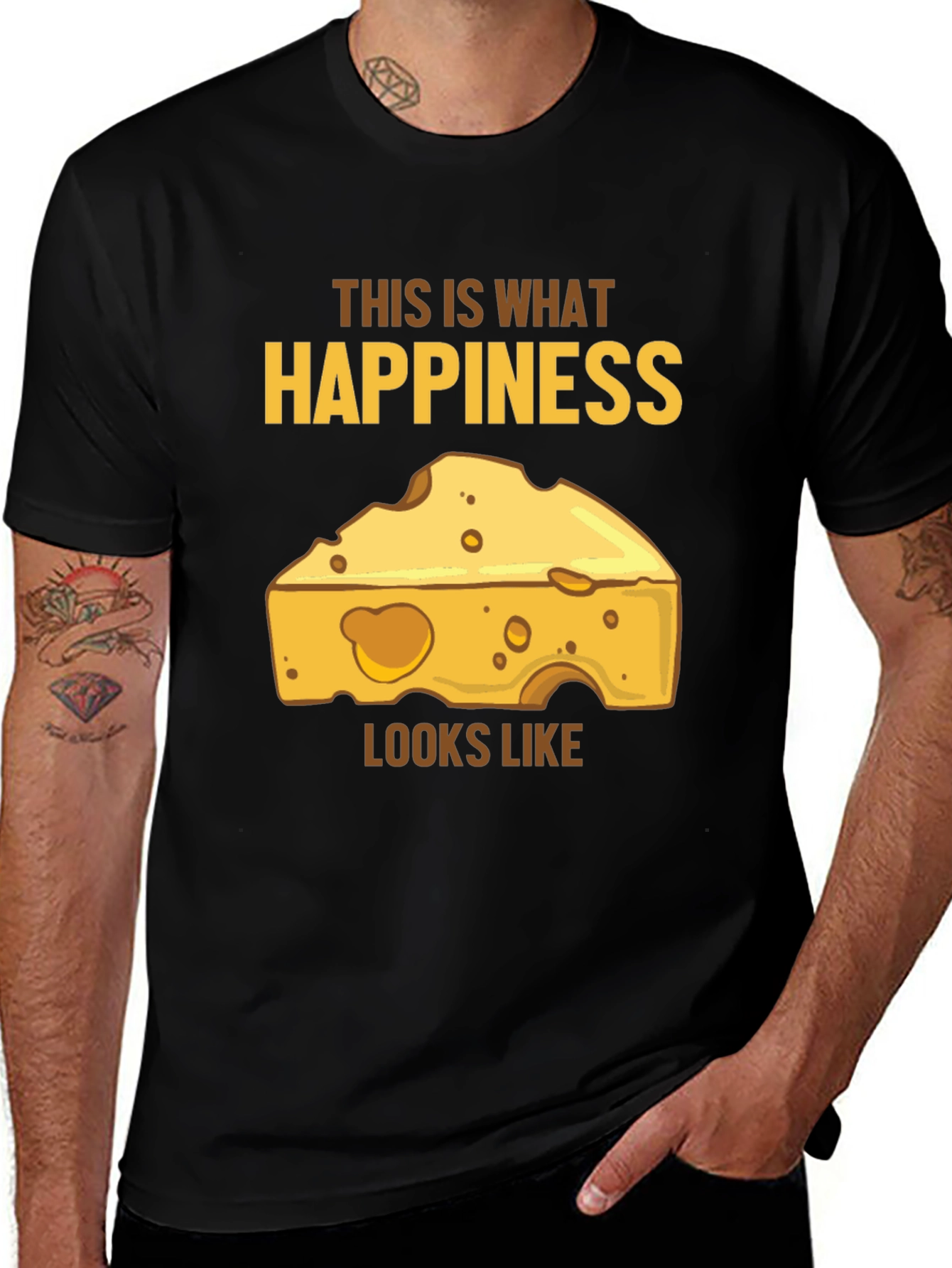 Variant 30 of Happiness Cheese T-Shirt