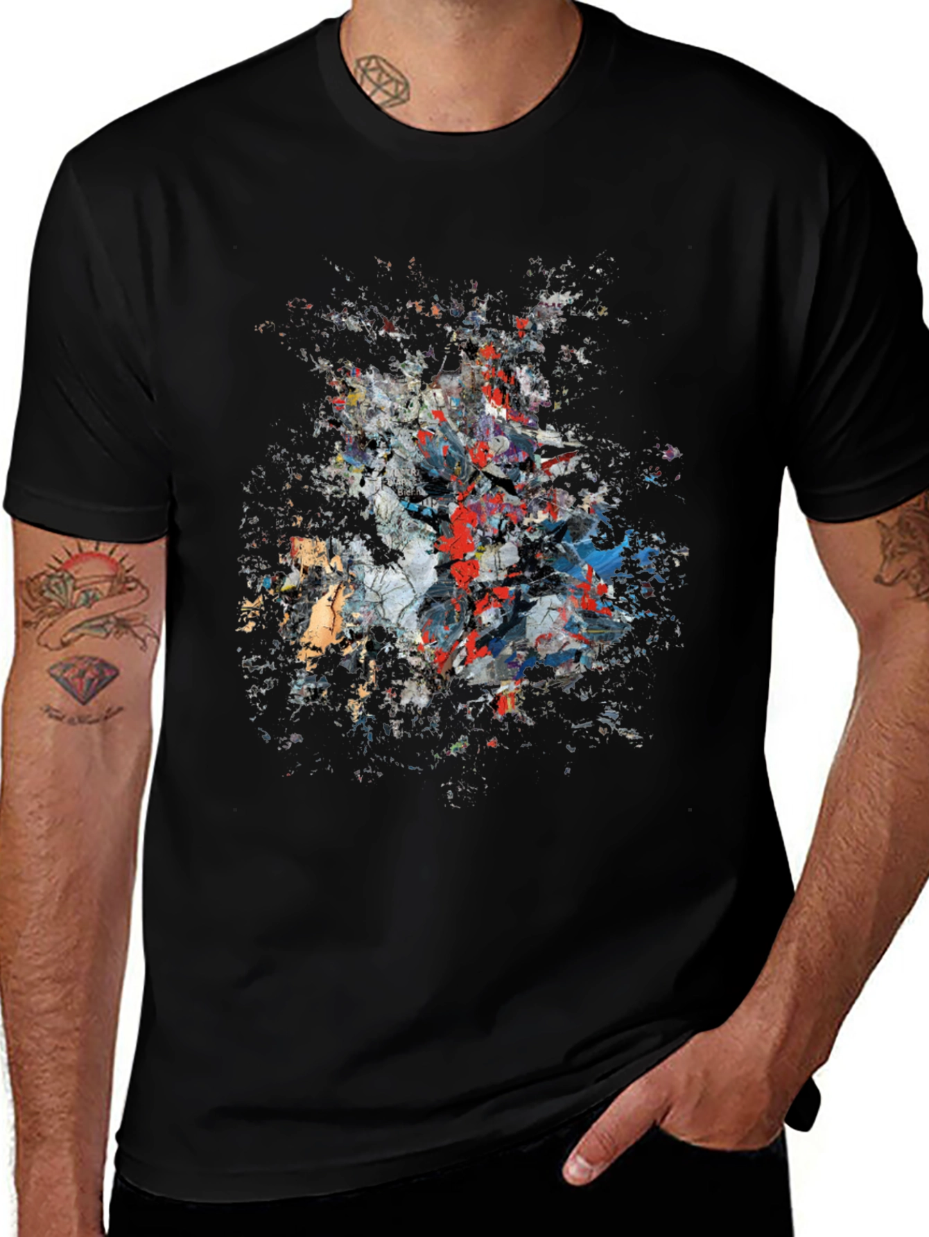 Variant 20 of Abstract Art Graphic Print Tee