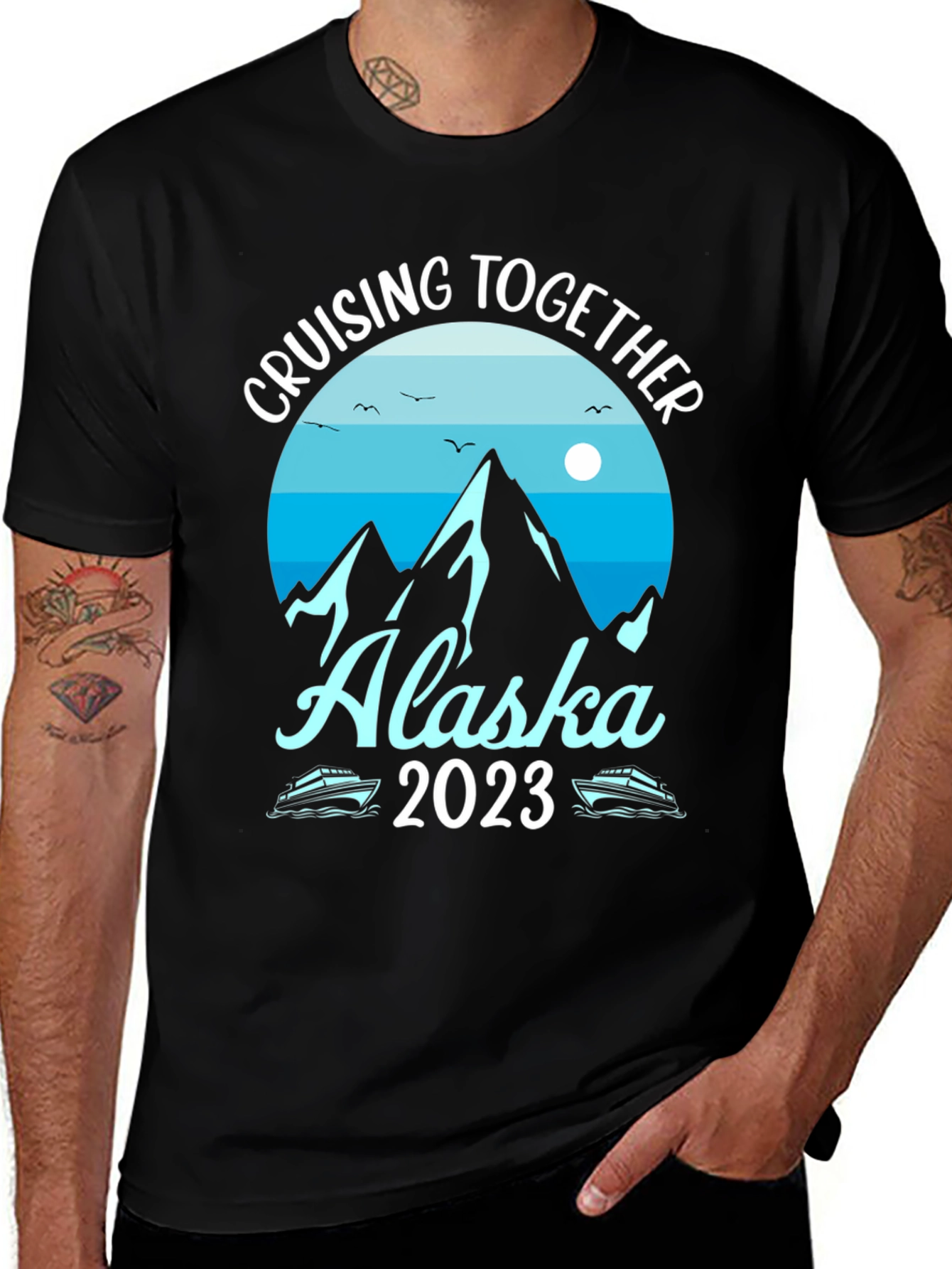 Cruising Together Alaska 2023 Graphic Tee