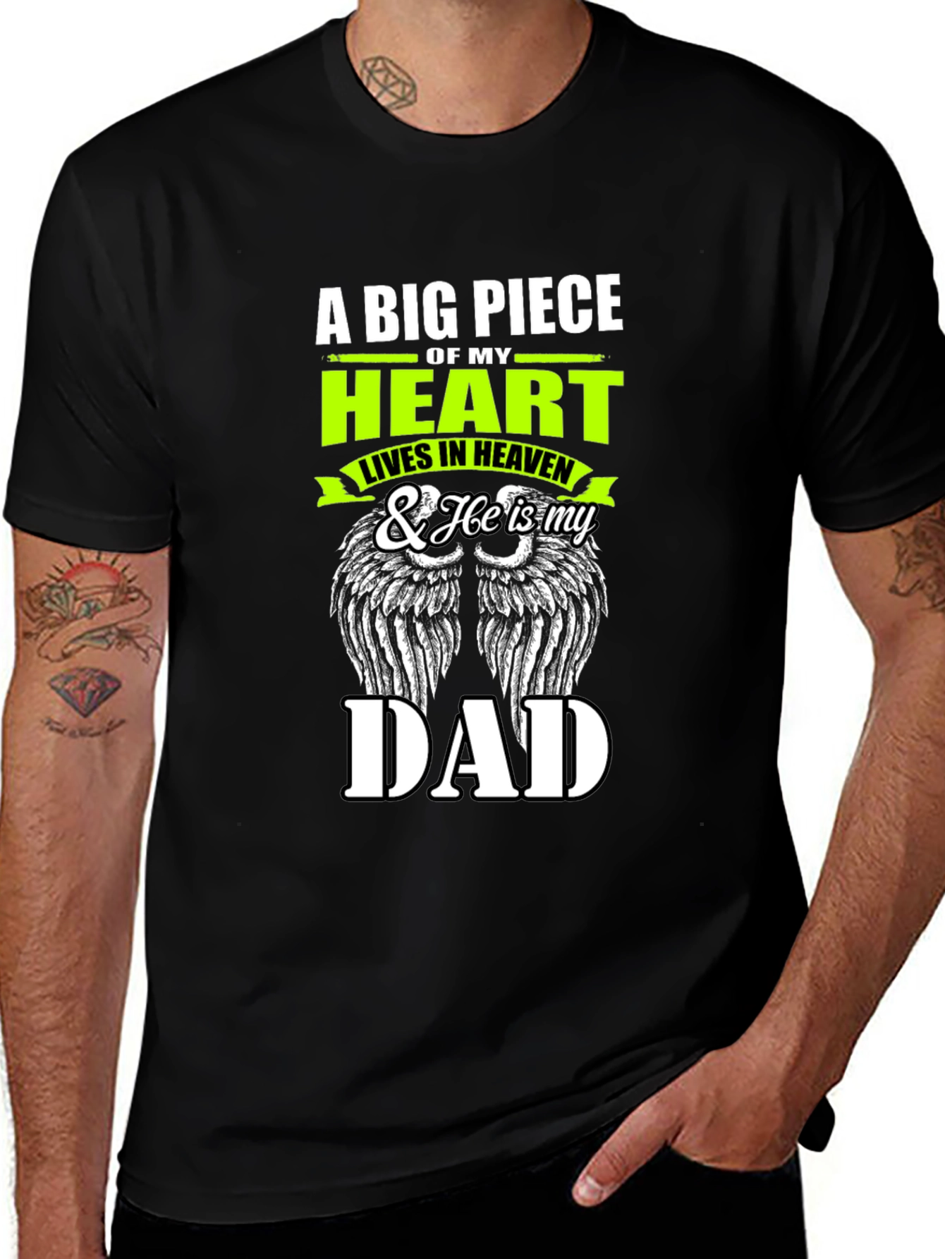 Variant 13 of Heavenly Dad Graphic T-Shirt