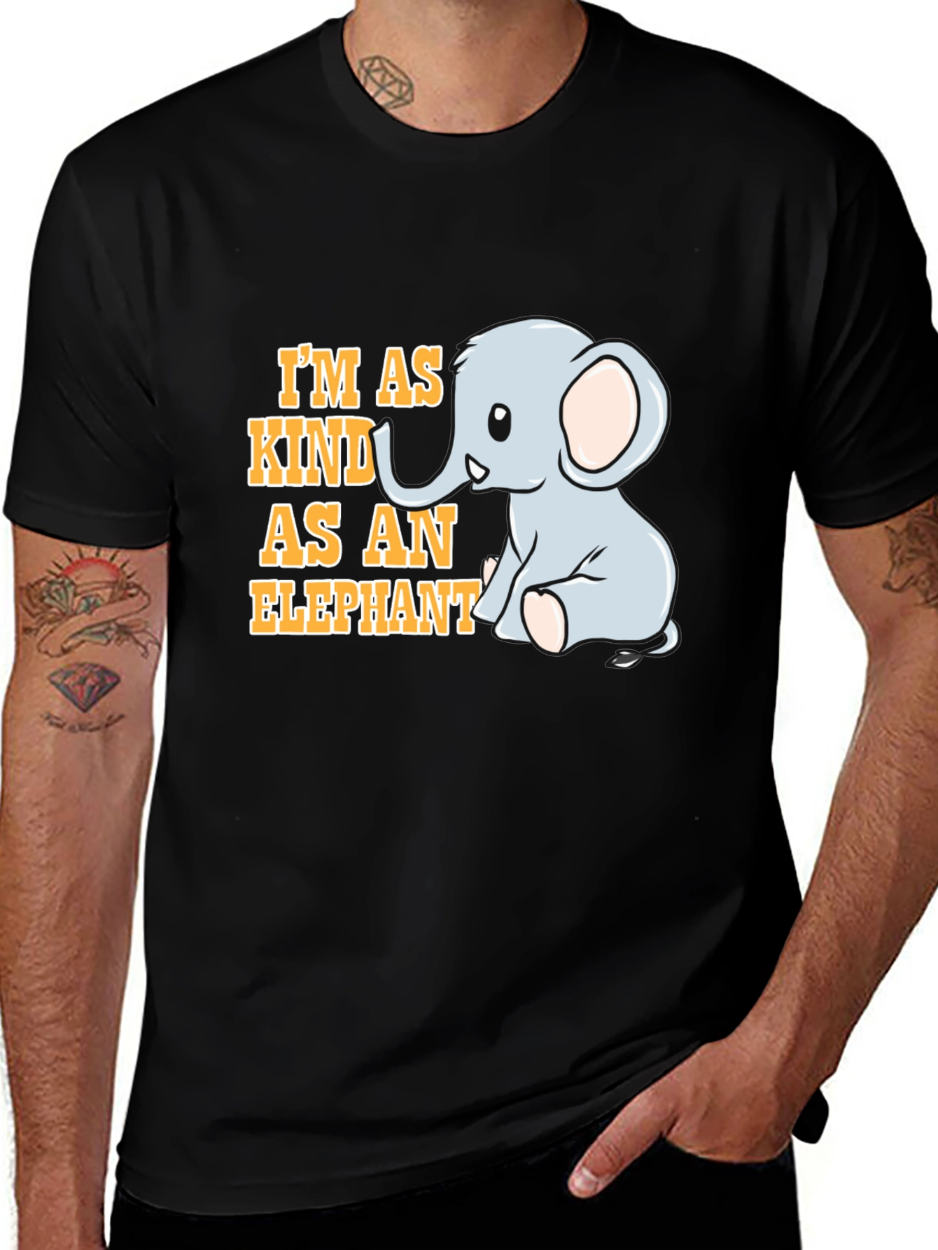 Variant 27 of Kind as an Elephant Graphic Tee