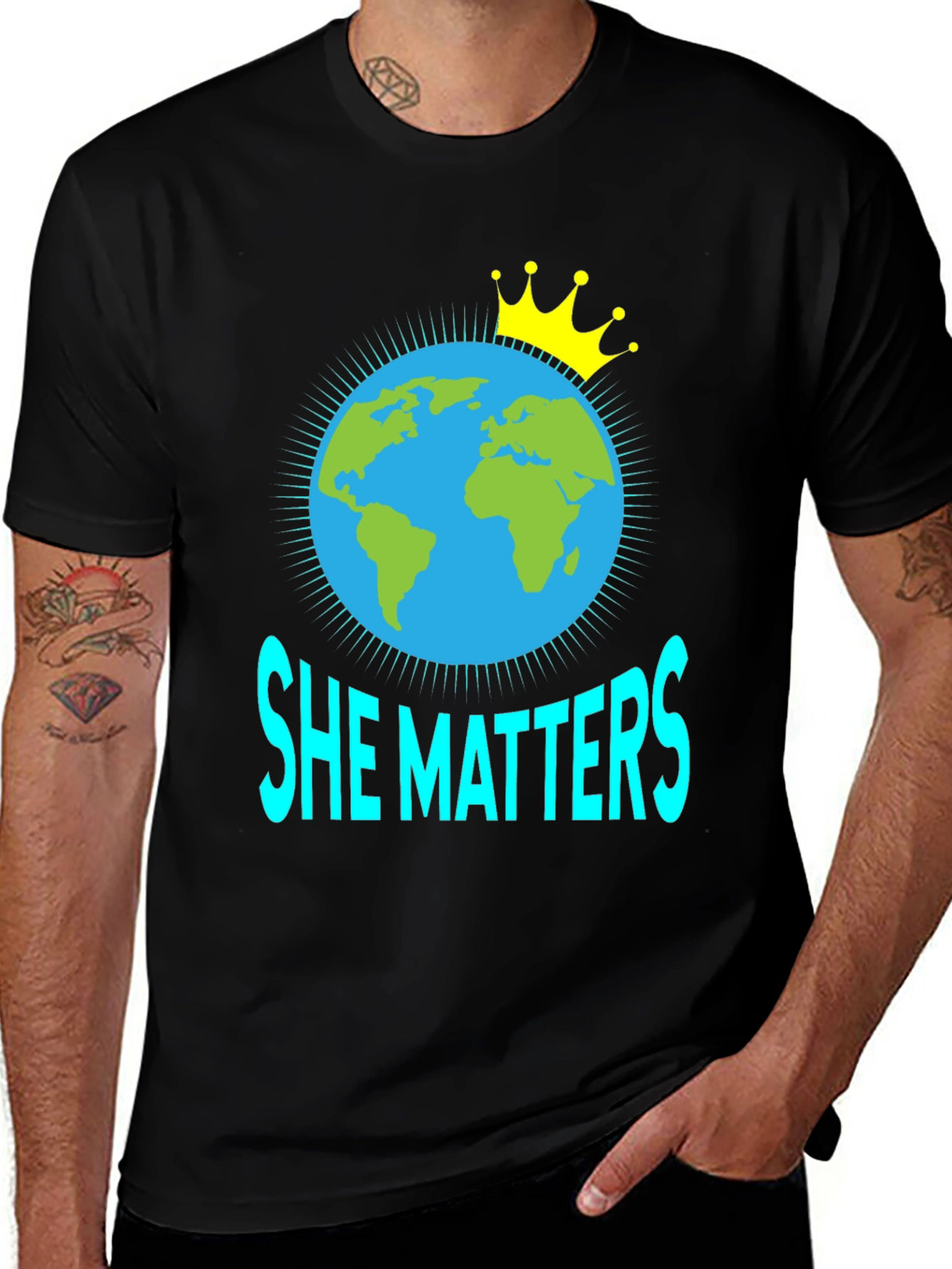 Variant 6 of She Matters Earth Graphic T-Shirt