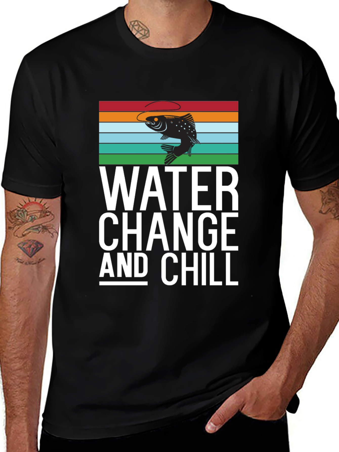 Water Change & Chill Graphic T-Shirt