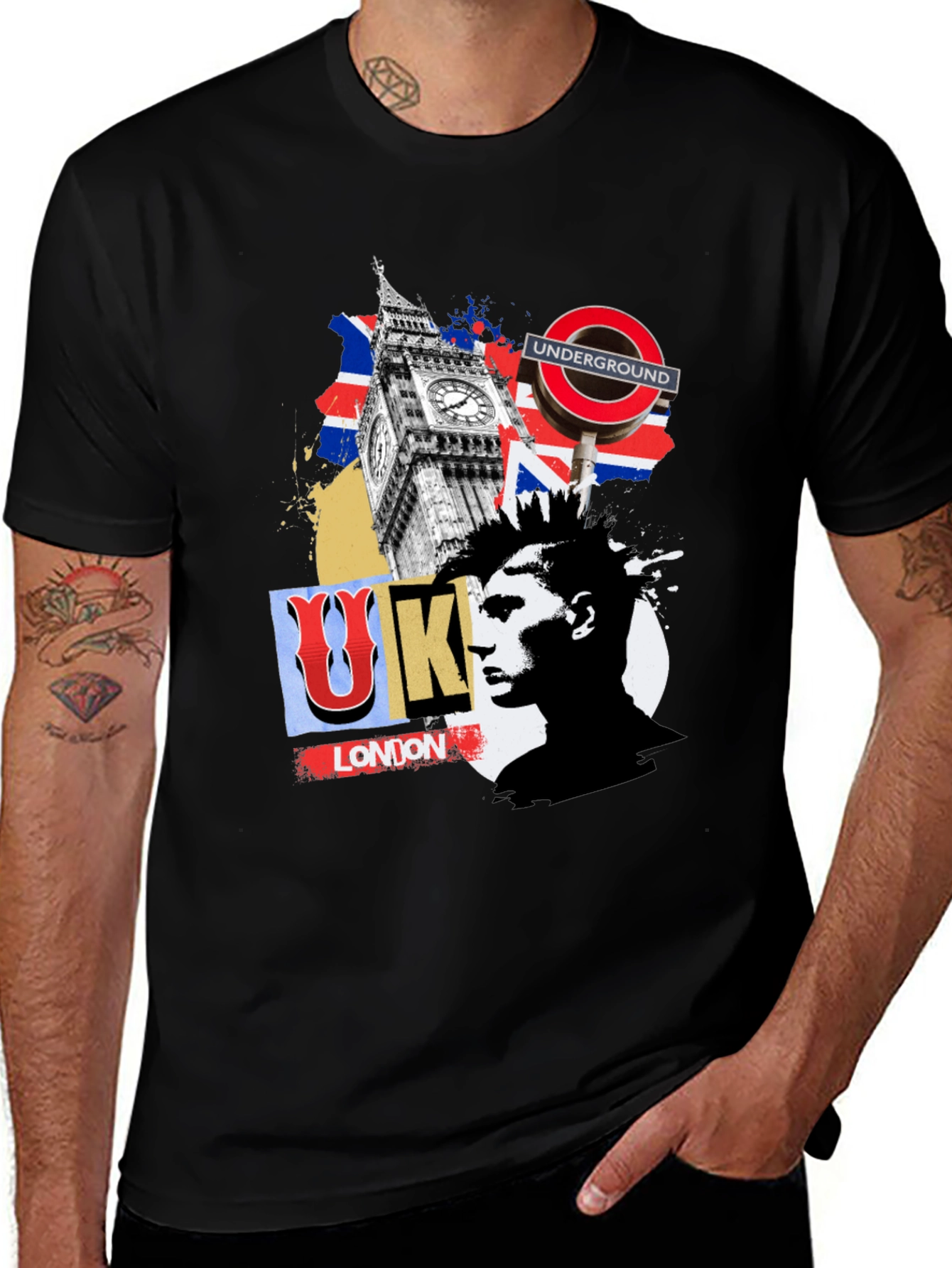 London Punk Graphic T-Shirt
