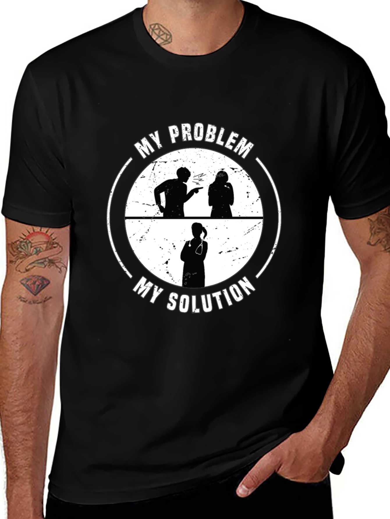 Variant 17 of My Problem My Solution Doctor Graphic Tee