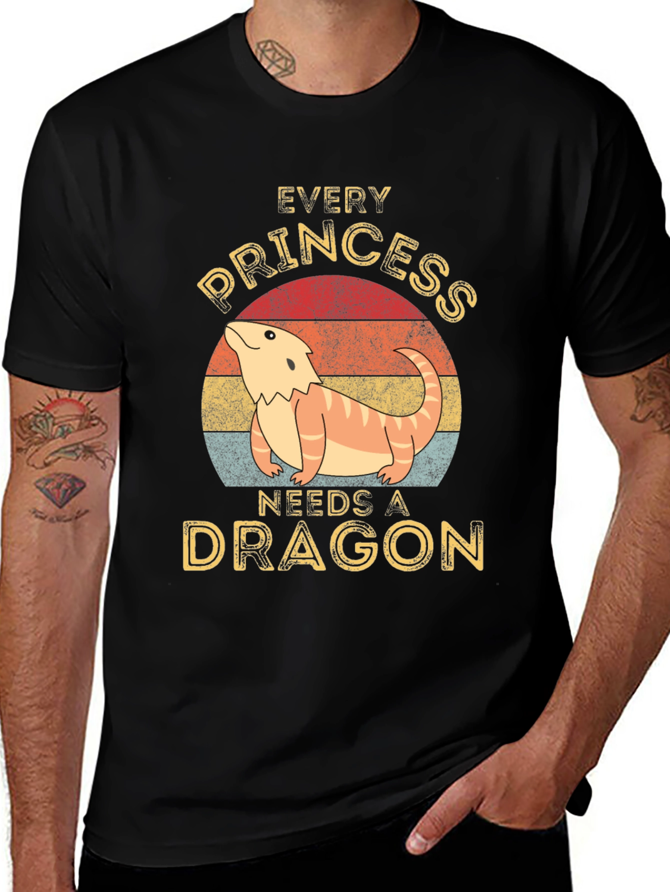 Variant 19 of Every Princess Needs a Dragon Bearded Dragon Lover T-Shirt