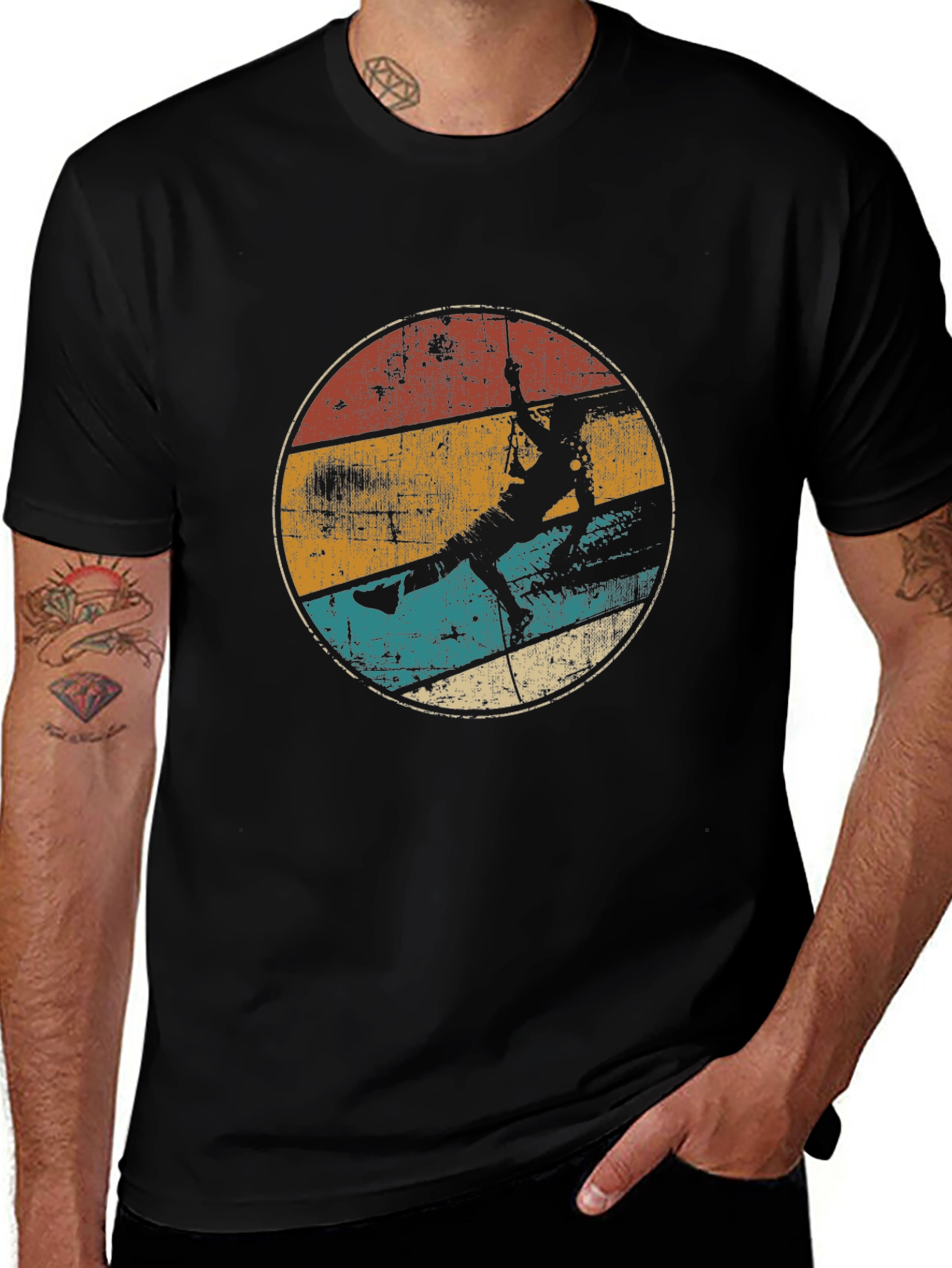 Variant 19 of Vintage Rock Climbing Graphic T-Shirt