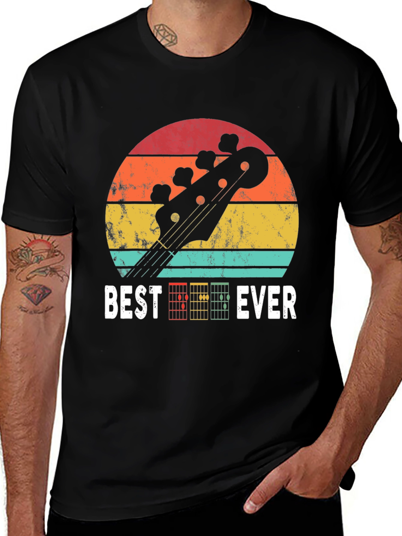 Variant 27 of Best Guitar Ever T-Shirt - Retro Music Lover Tee