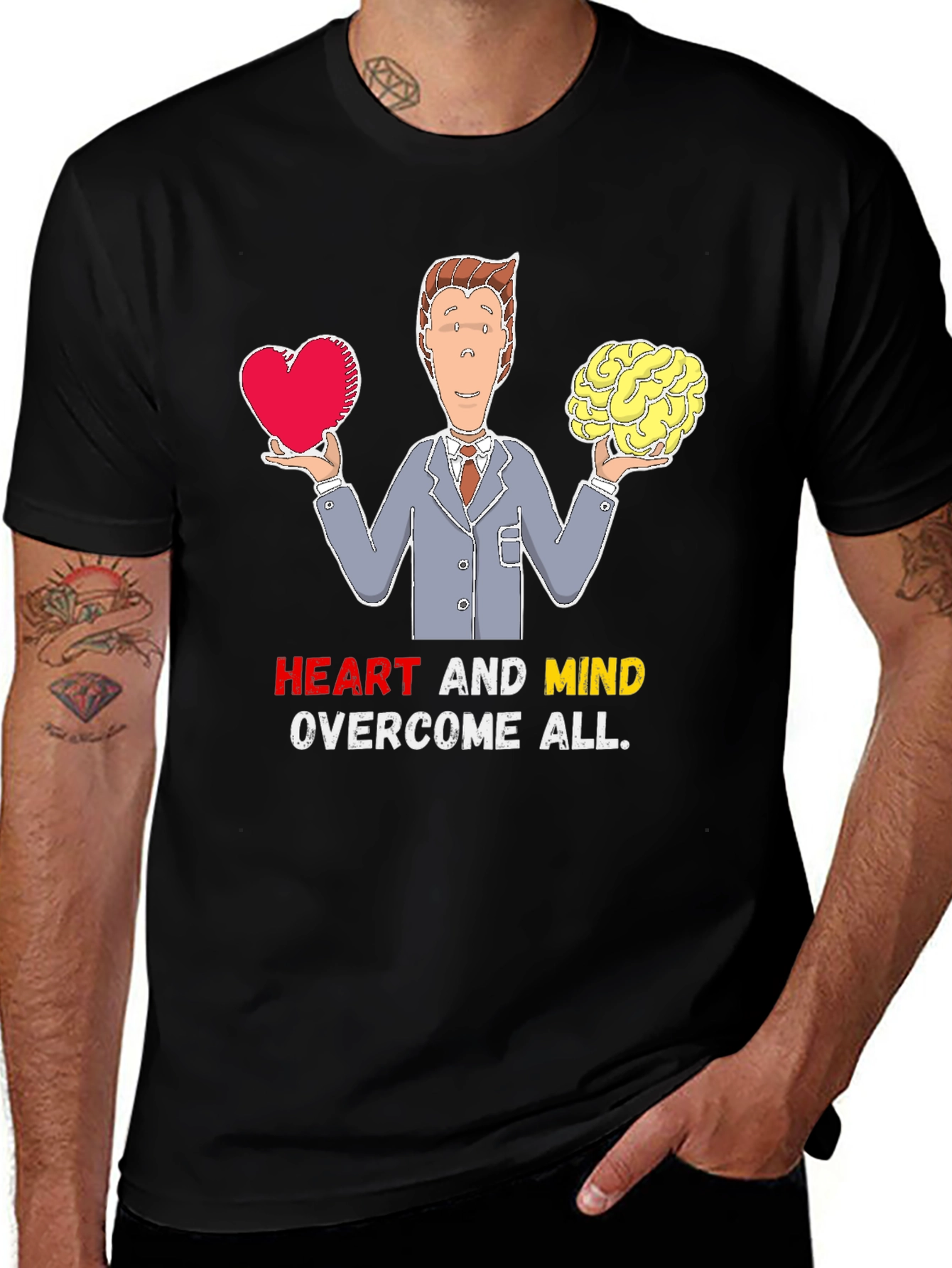 Variant 15 of Heart and Mind T-Shirt