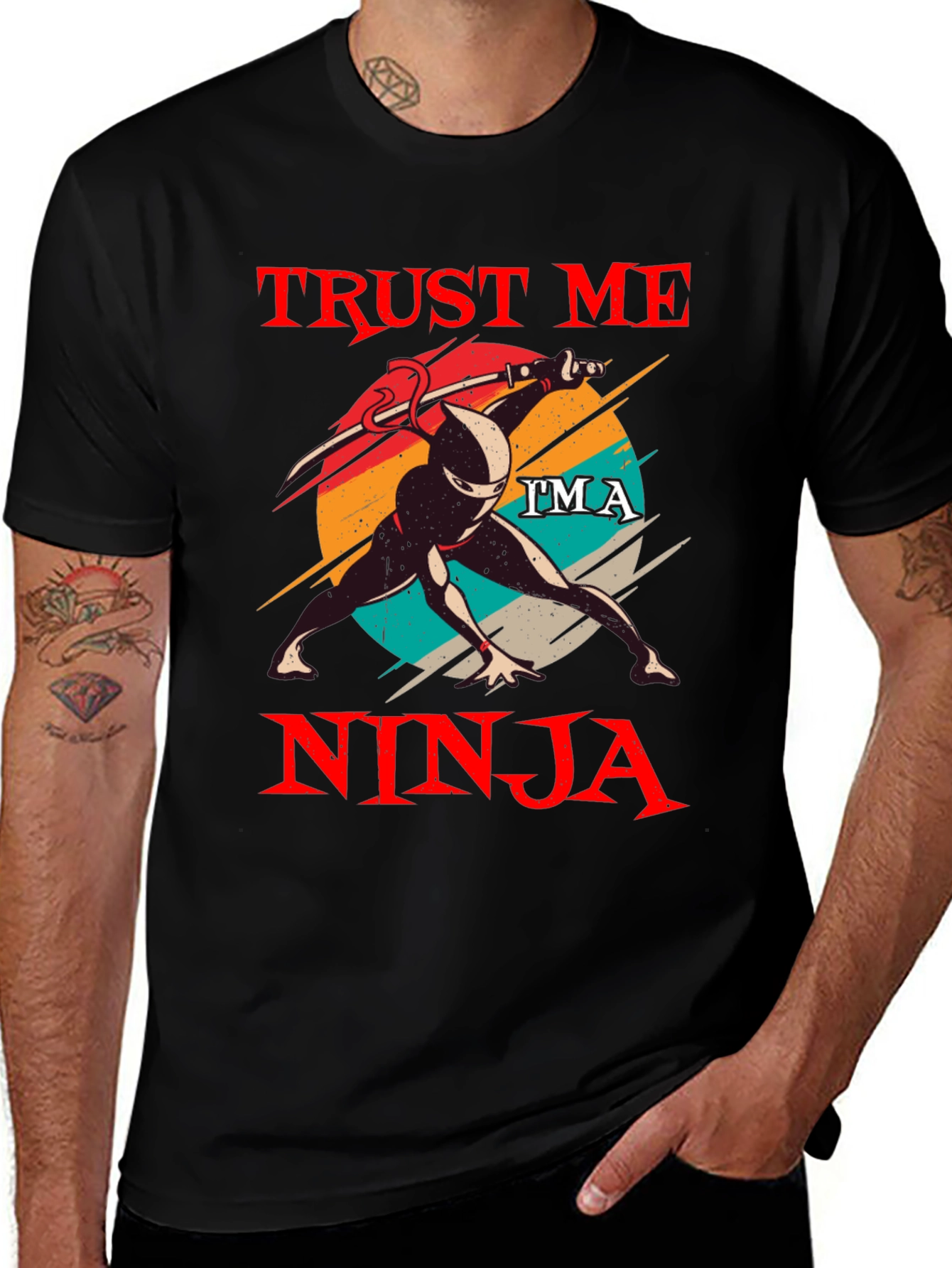 Variant 24 of Trust Me I'm A Ninja Black T-Shirt