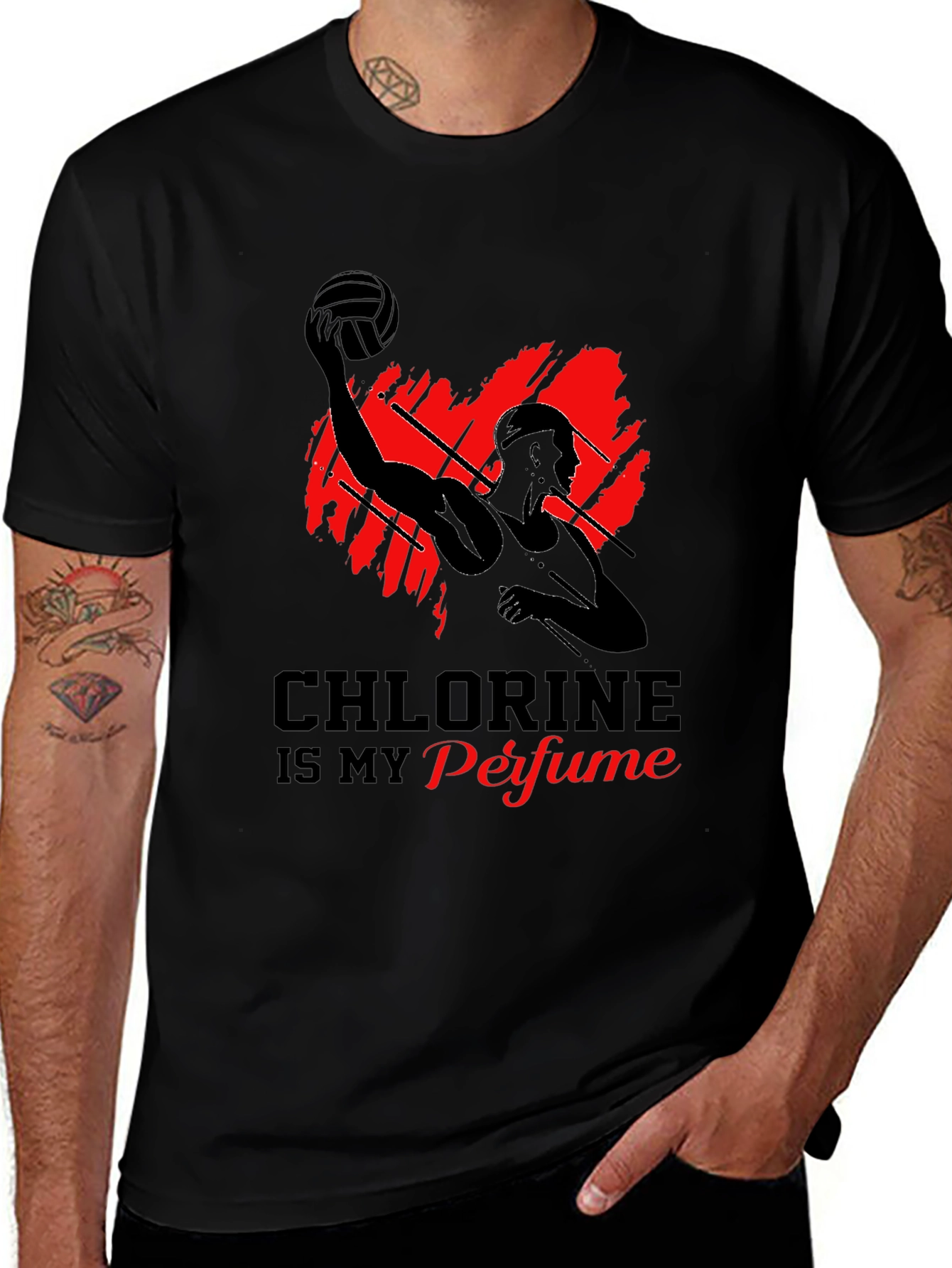 Chlorine is My Perfume Water Polo T-Shirt