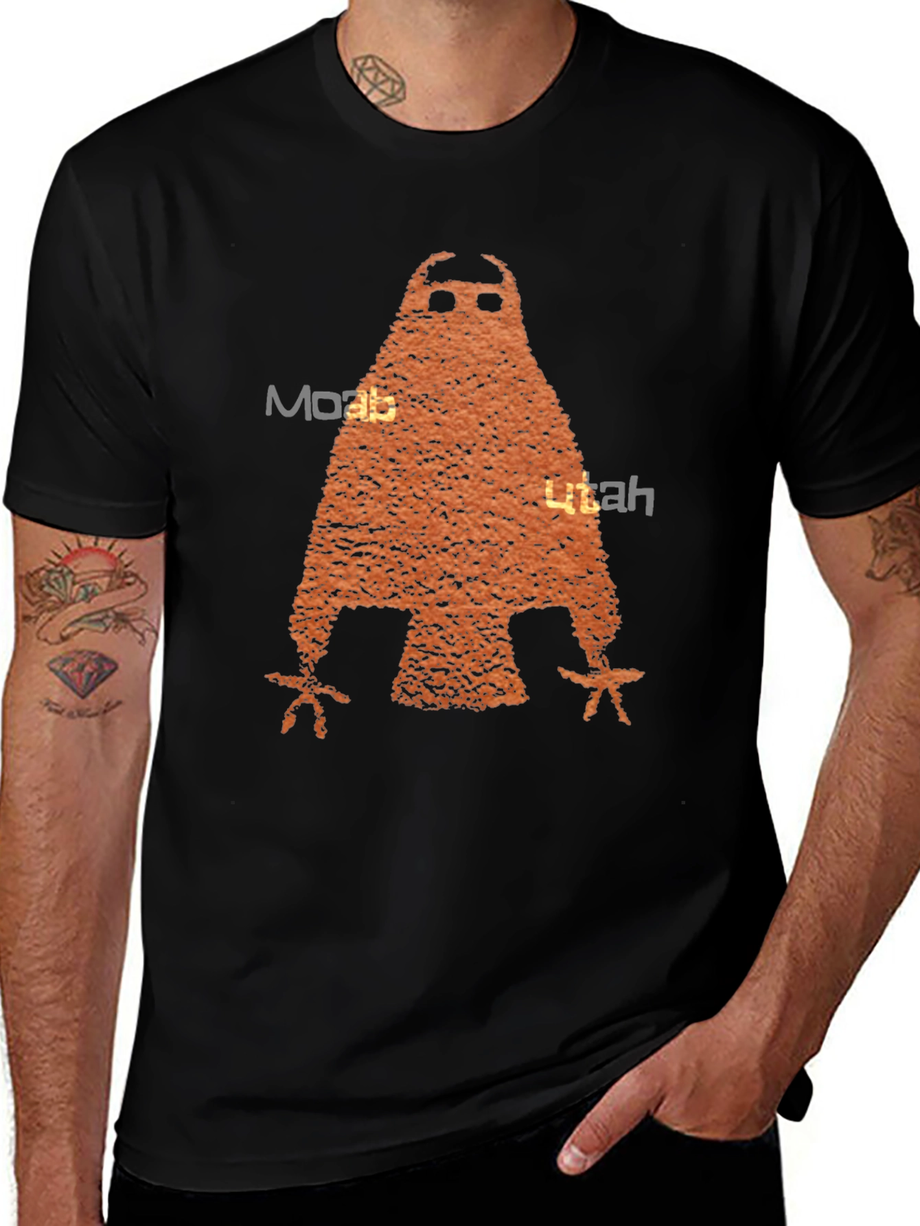 Variant 24 of Moab Utah Monster T-Shirt - Unique Graphic Tee