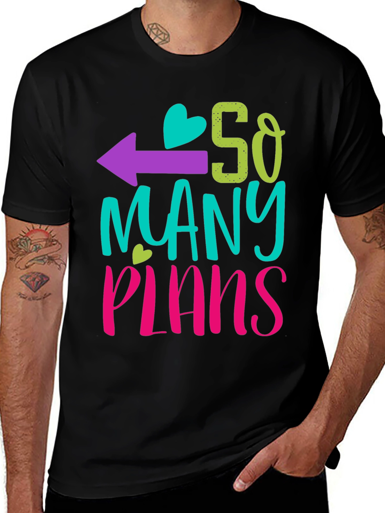 Variant 8 of So Many Plans Graphic Tee