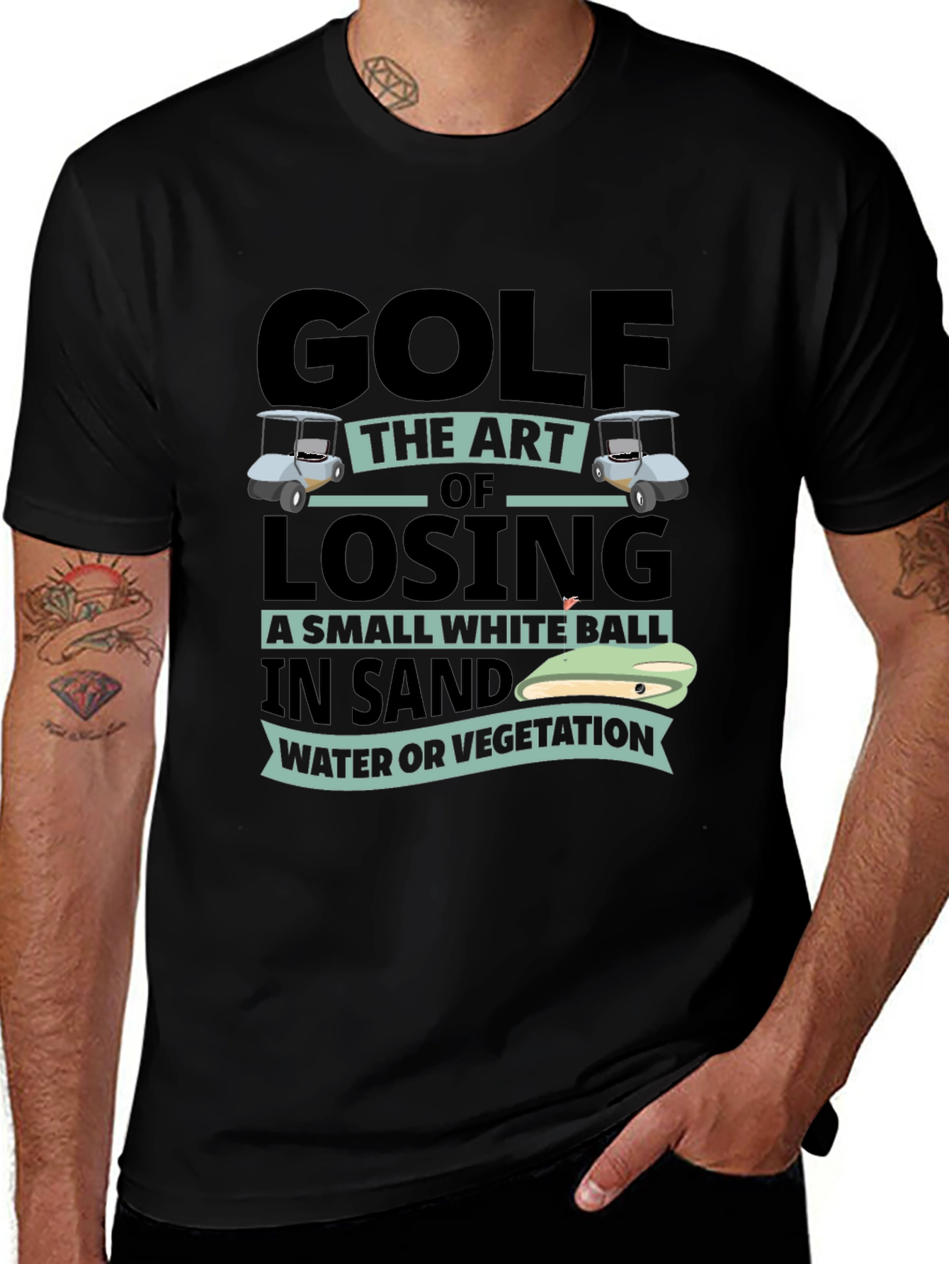 Variant 7 of Golf Losing Ball Funny T-Shirt