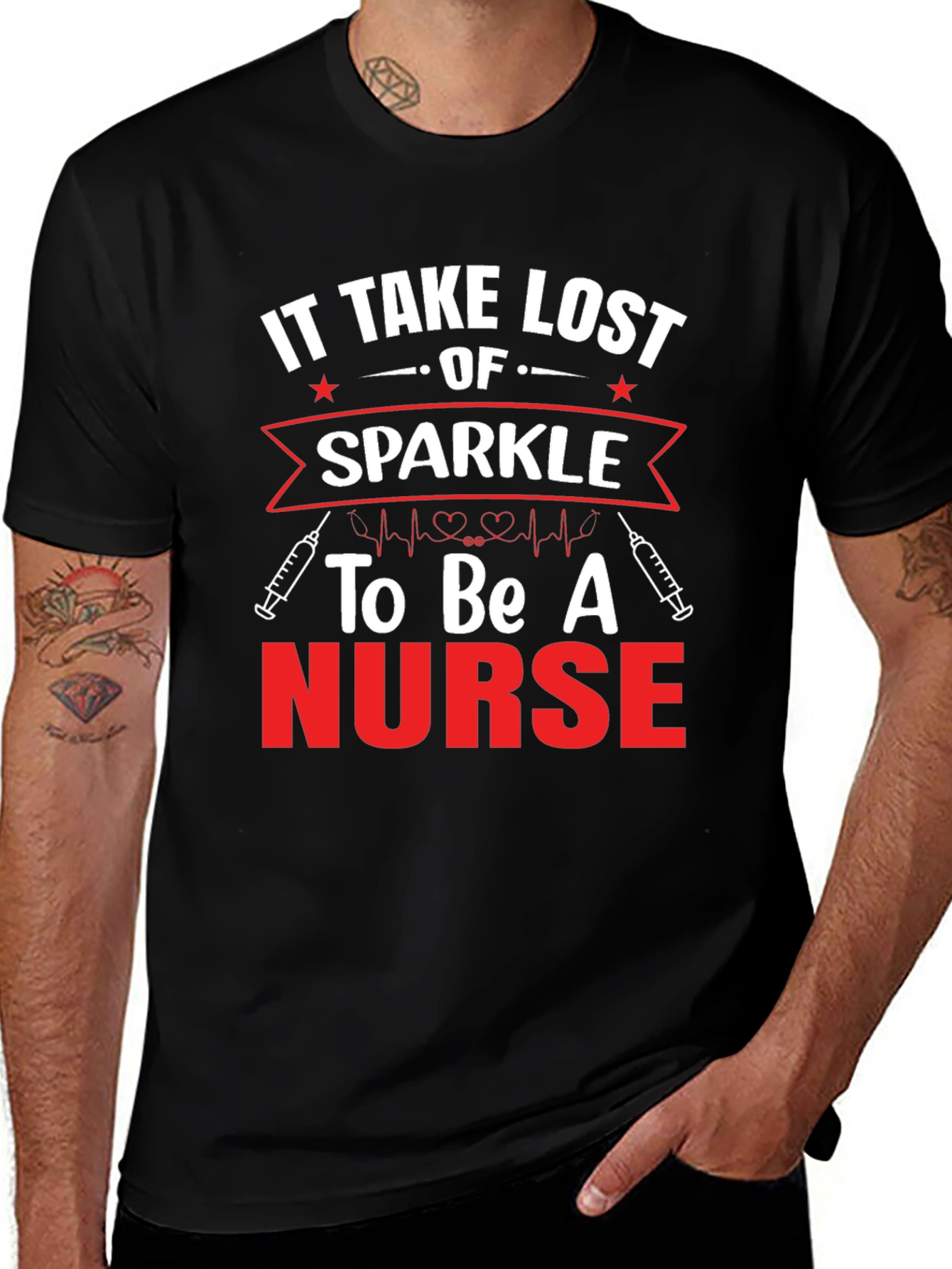 Variant 20 of It Takes Lost Sparkle to Be A Nurse T-Shirt