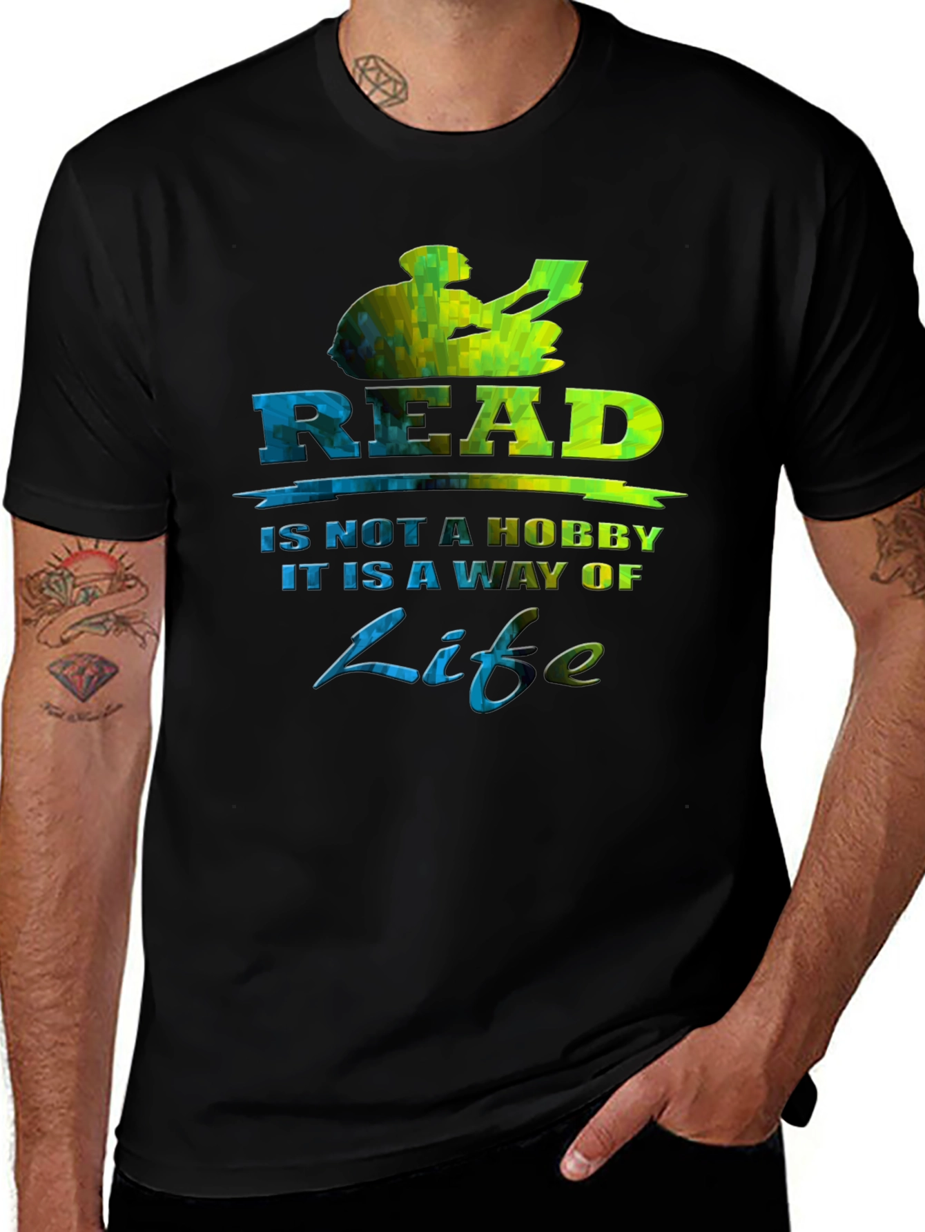 Variant 15 of Read Is A Way Of Life Graphic Tee