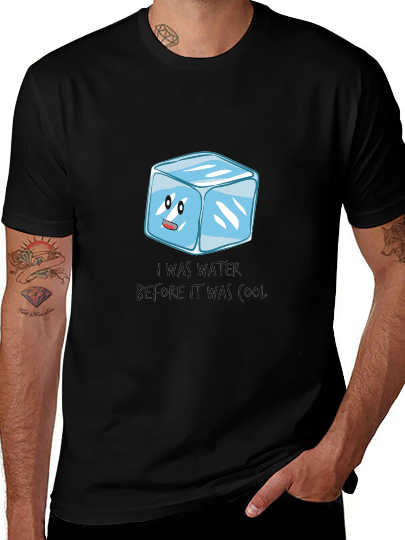 Cool Black T-Shirt - Ice Cube Graphic