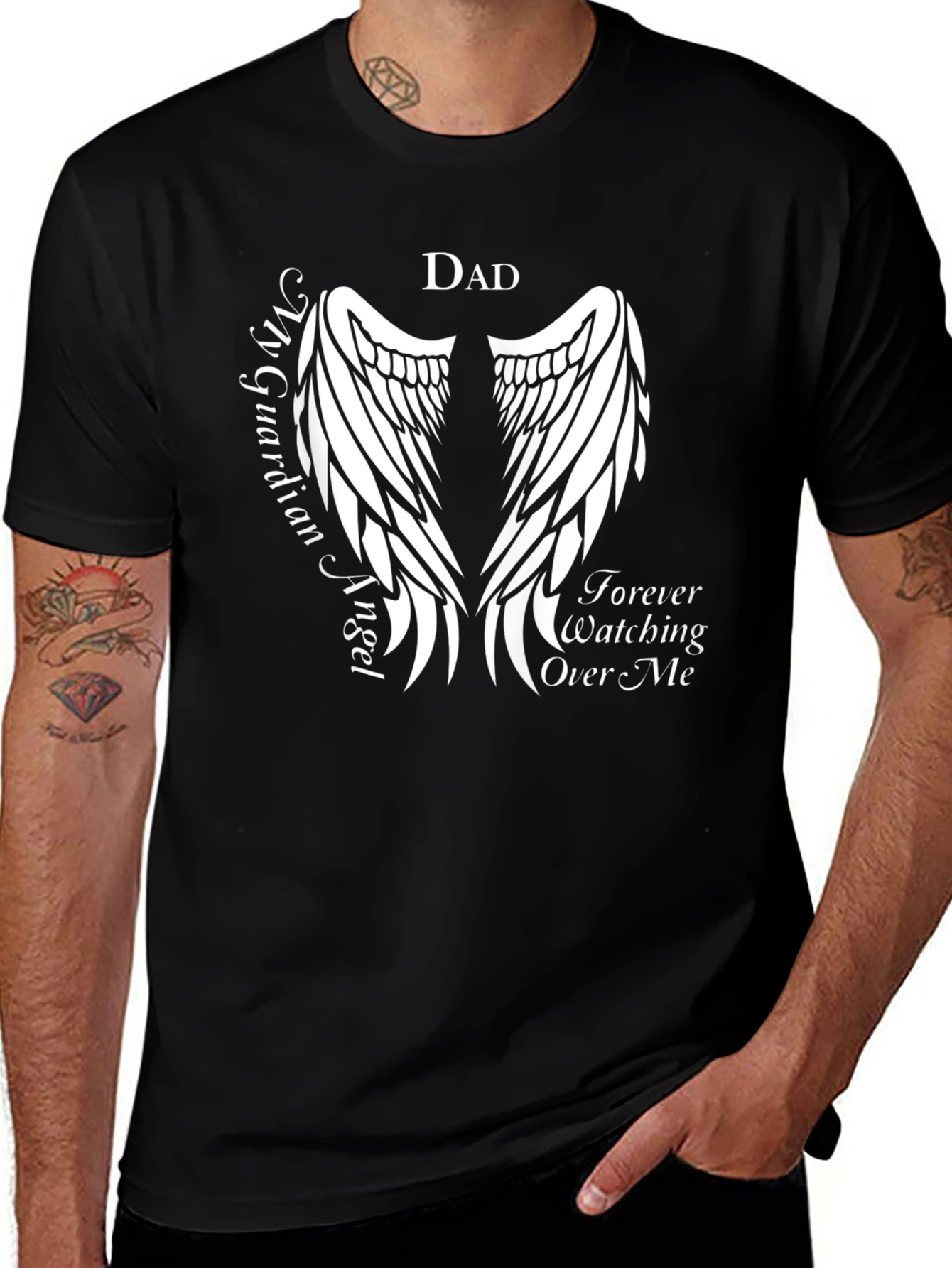 Variant 9 of Dad My Guardian Angel T-Shirt