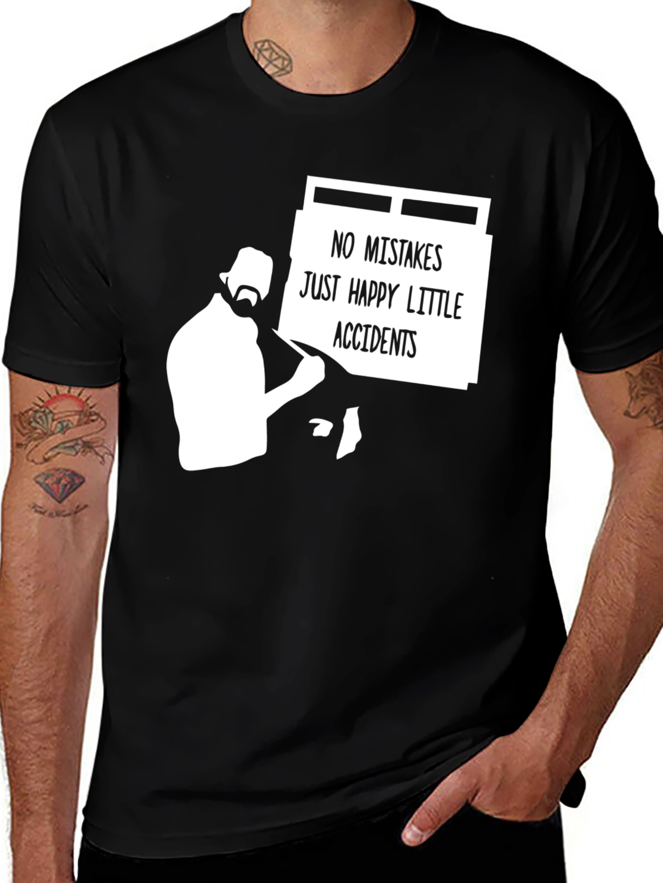 Variant 17 of No Mistakes Just Happy Little Accidents T-Shirt