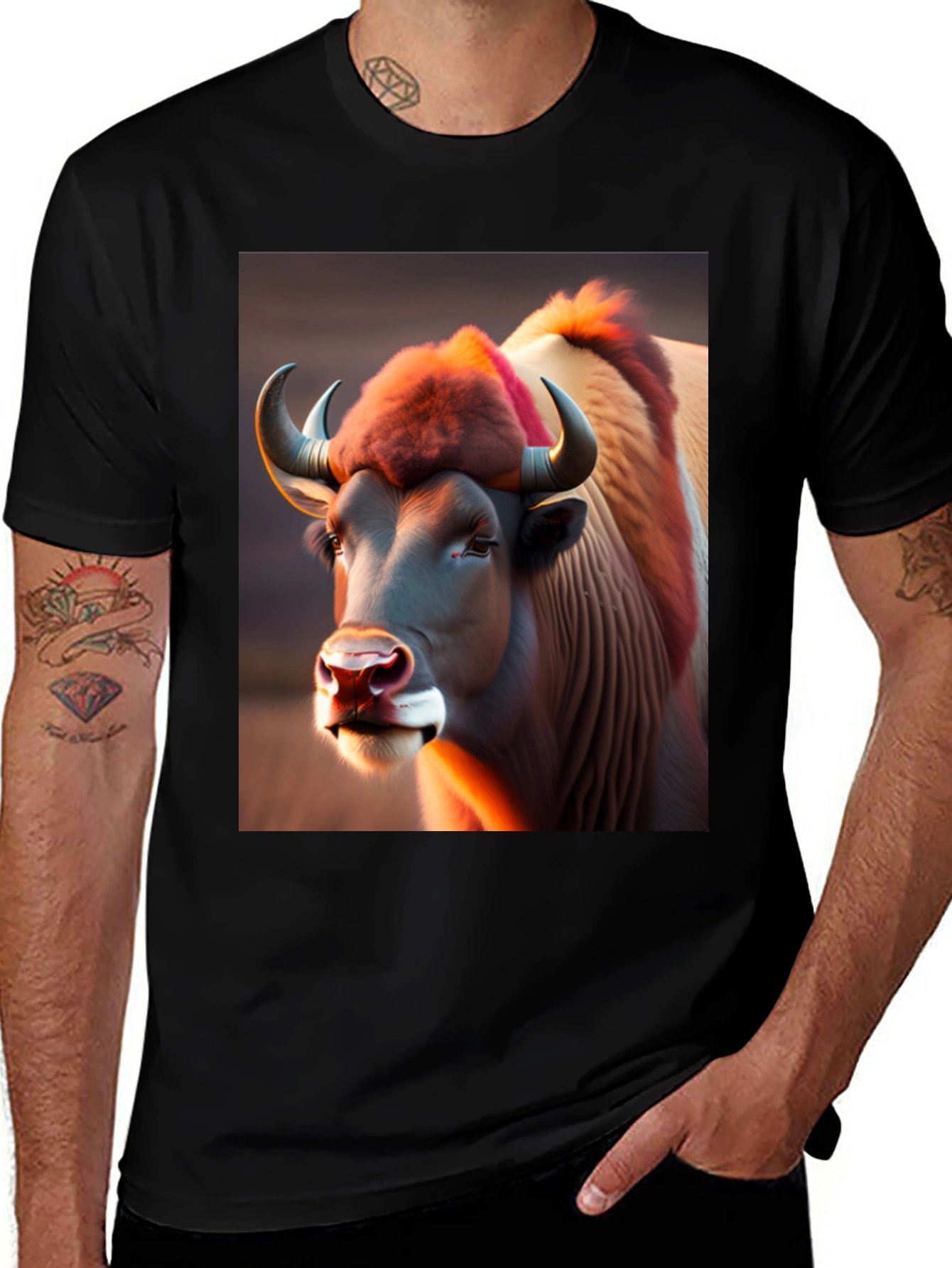 Variant 5 of Buffalo Graphic Tee - Bold Style & Comfort