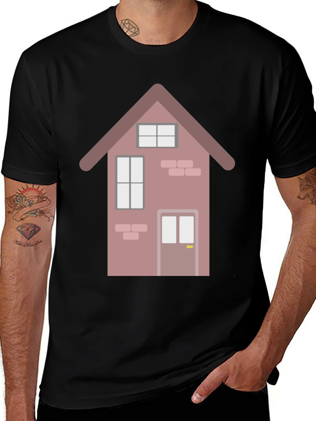 Variant 30 of House Graphic Tee - Modern Design