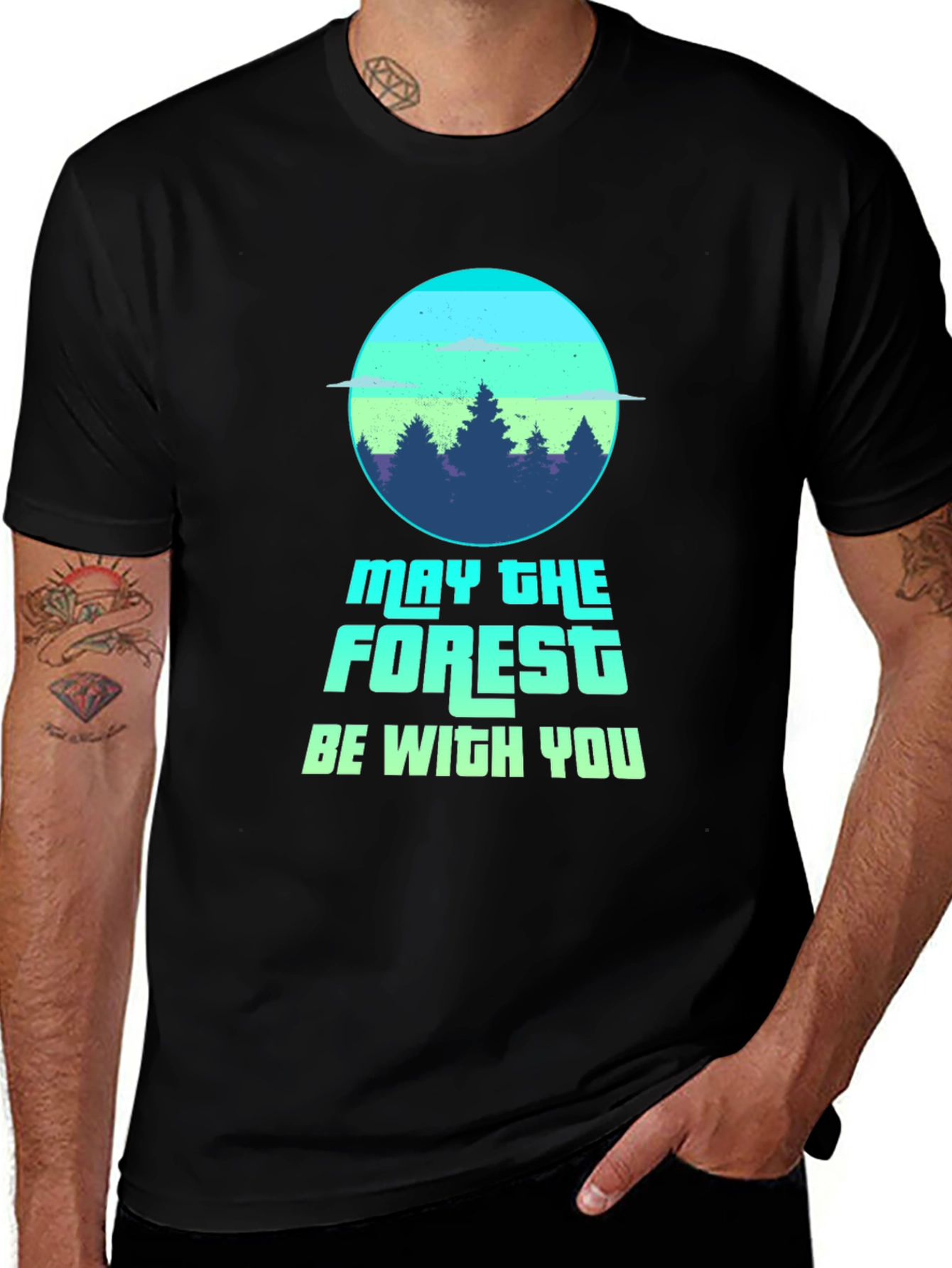 Variant 2 of May The Forest Be With You Graphic Tee