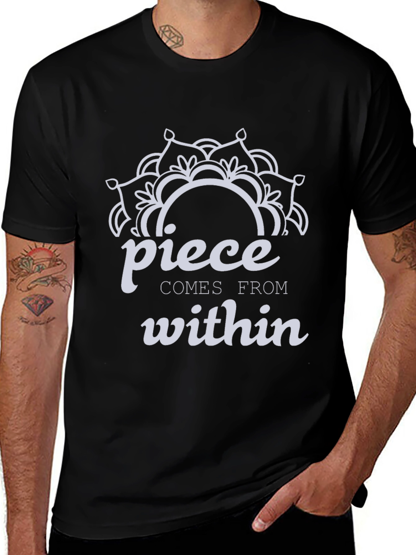Variant 14 of Peace Comes From Within T-Shirt