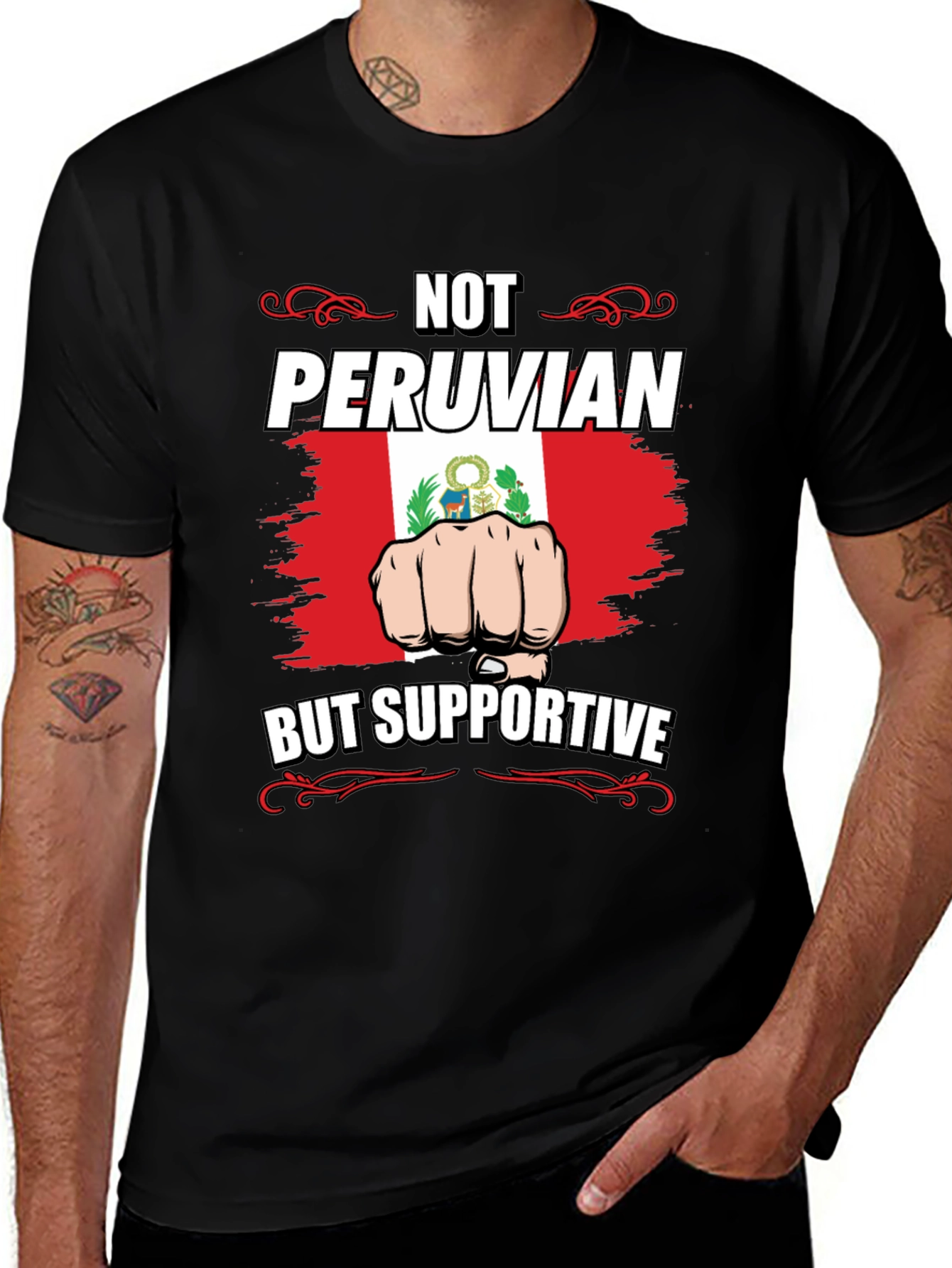 Not Peruvian But Supportive T-Shirt