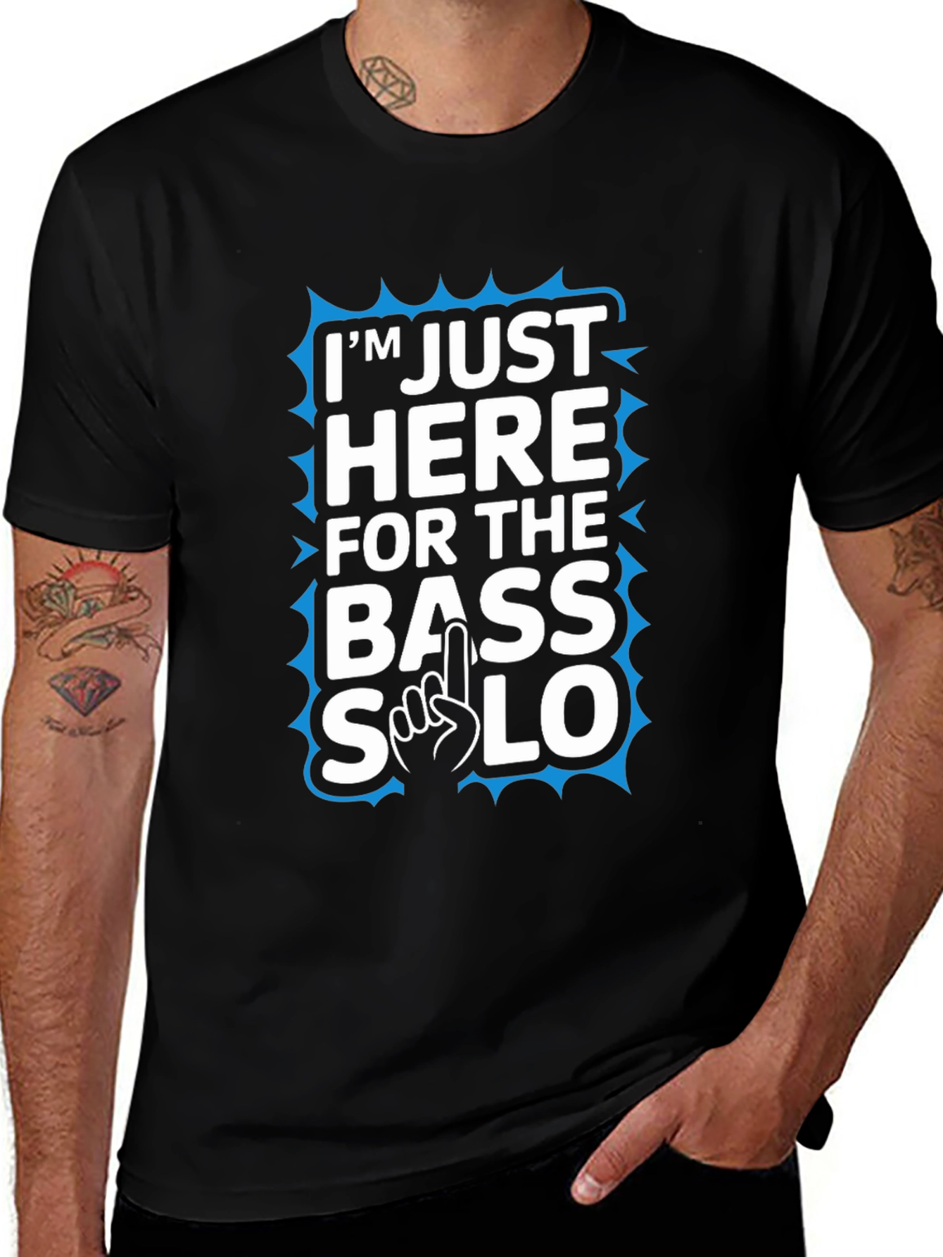 Bass Solo T-Shirt: Funny Musician Tee