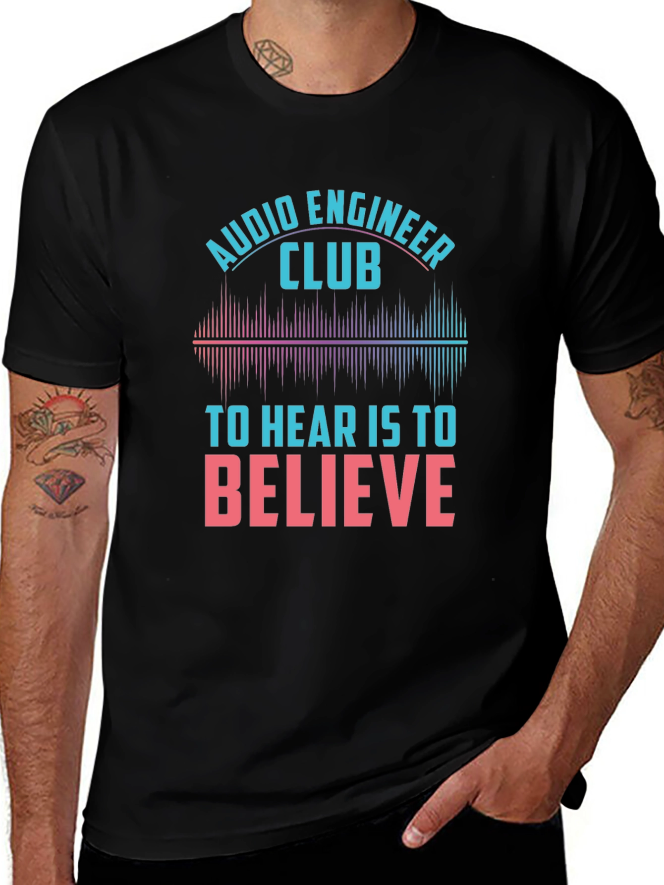 Audio Engineer Club Graphic T-Shirt