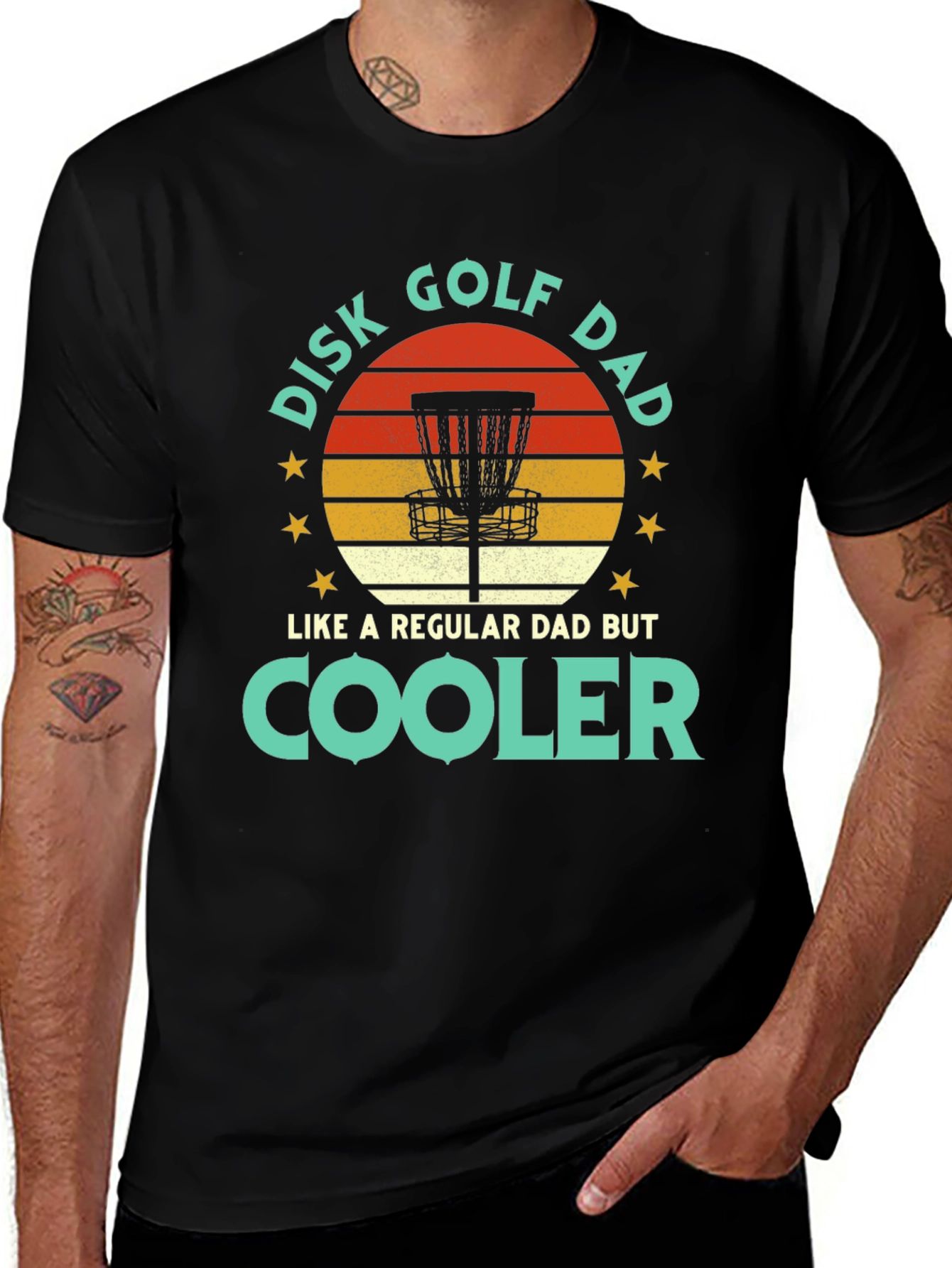 Variant 24 of Disk Golf Dad T-Shirt - Regular Dad But Cooler