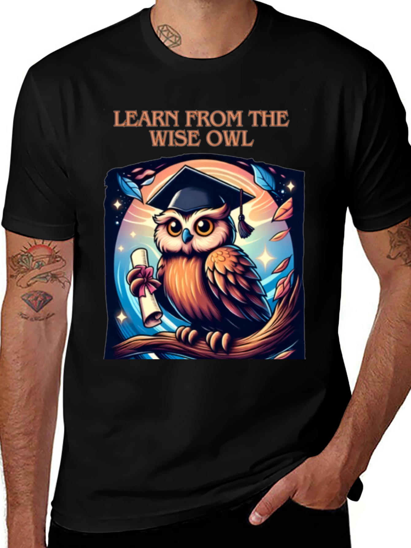 Variant 21 of Wise Owl Graduation T-Shirt