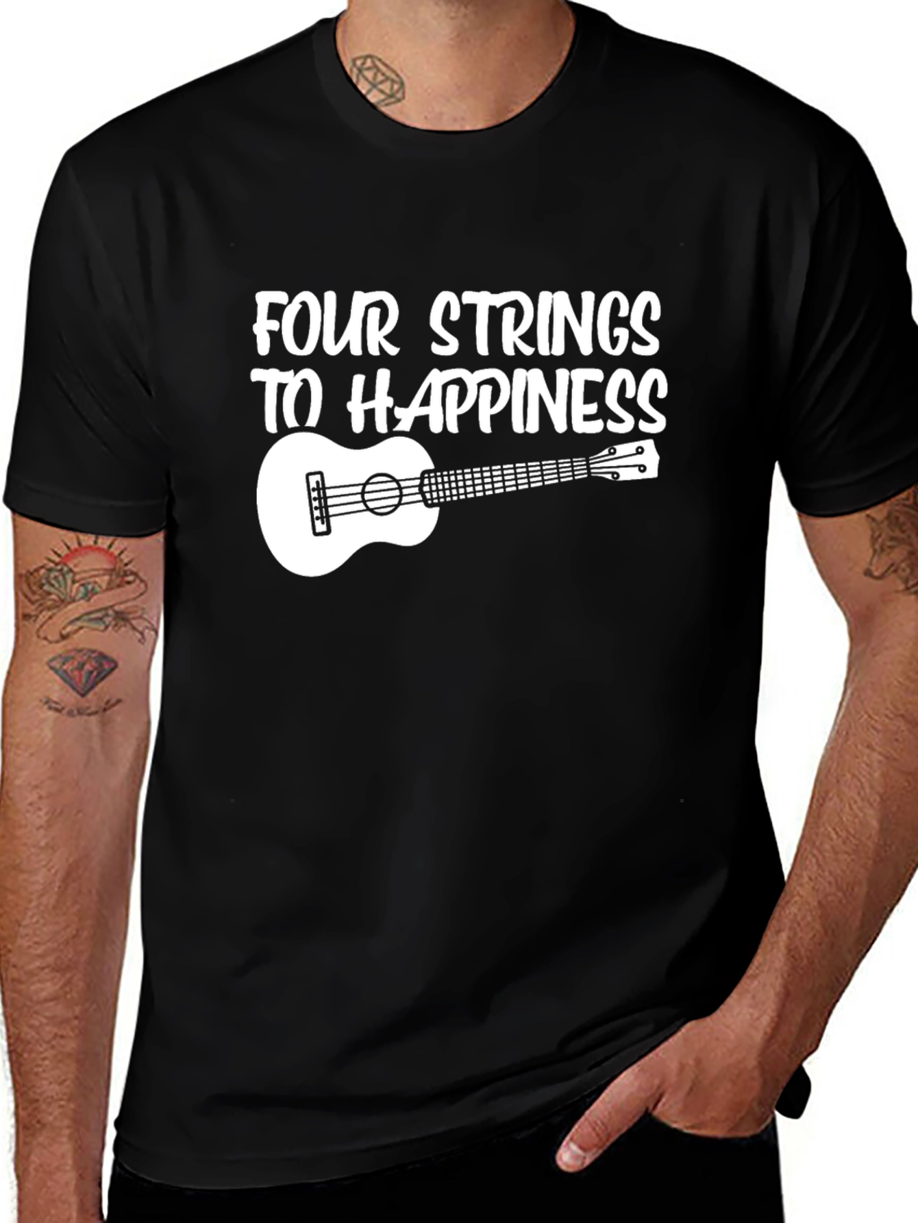 Variant 4 of Four Strings to Happiness Graphic T-Shirt