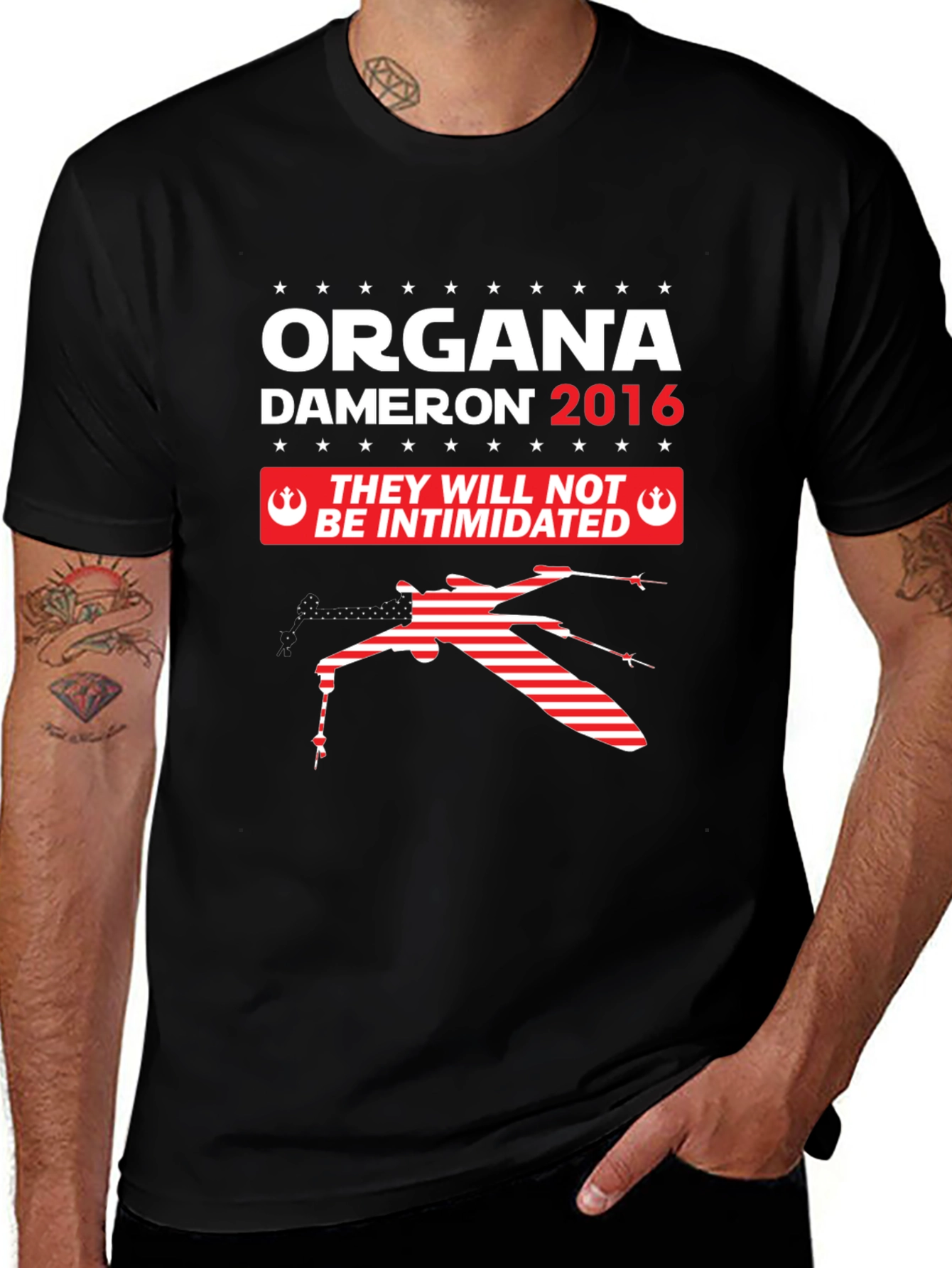 Organa Dameron 2016 Star Wars Fan T-Shirt
