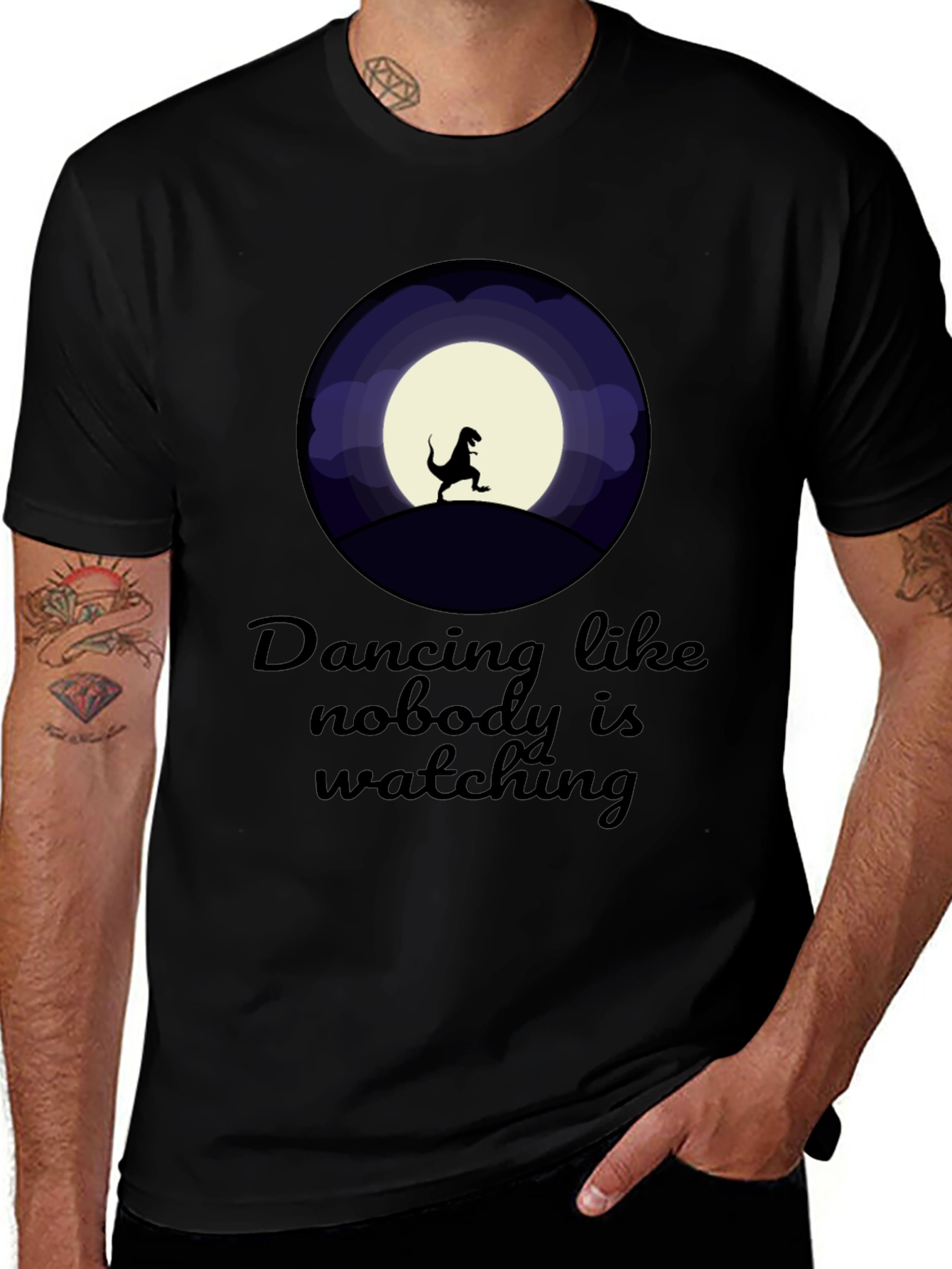 Variant 8 of Dancing Dinosaur T-Shirt