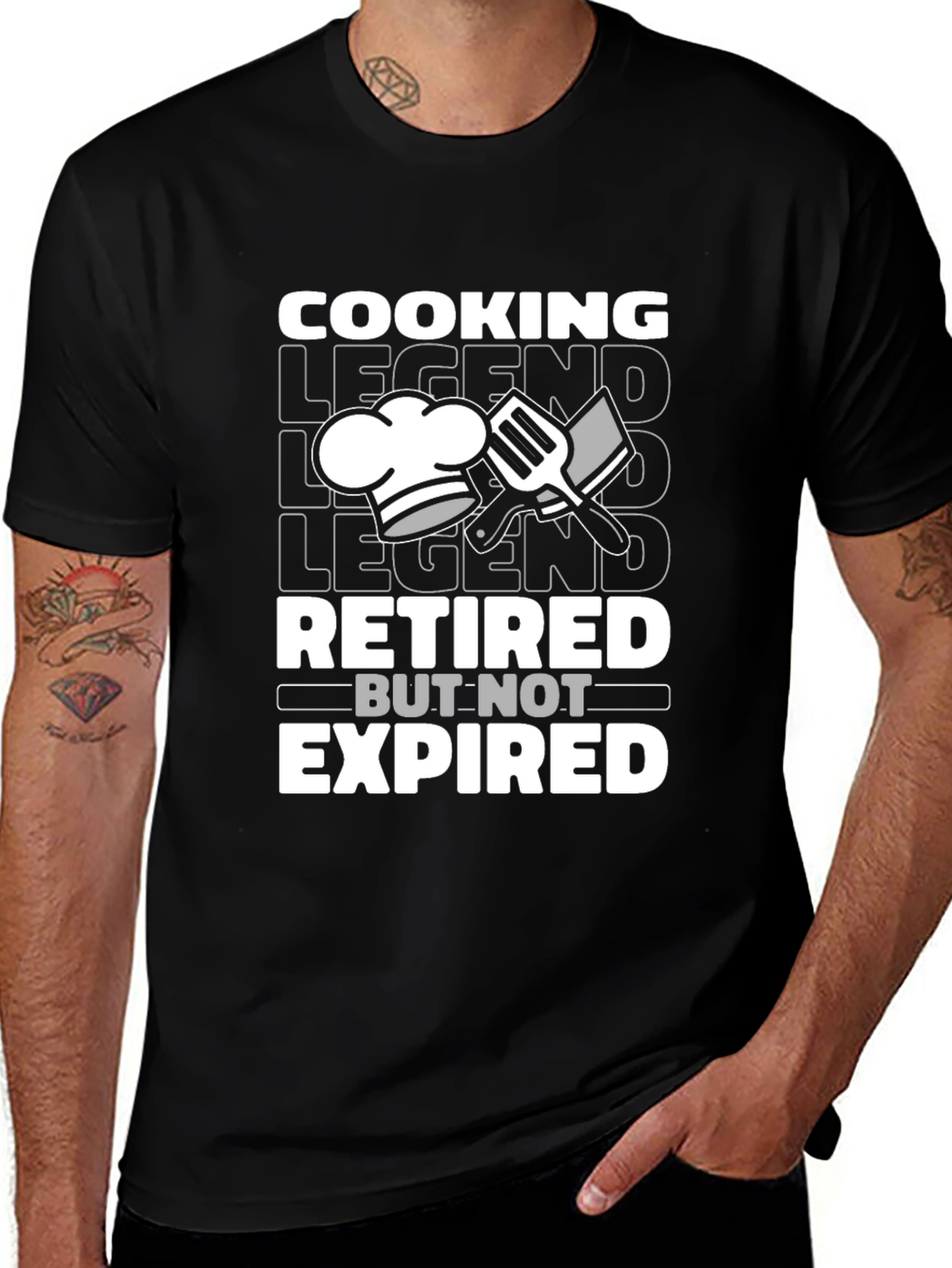 Variant 24 of Cooking Legend Retired T-Shirt Funny Chef Gift