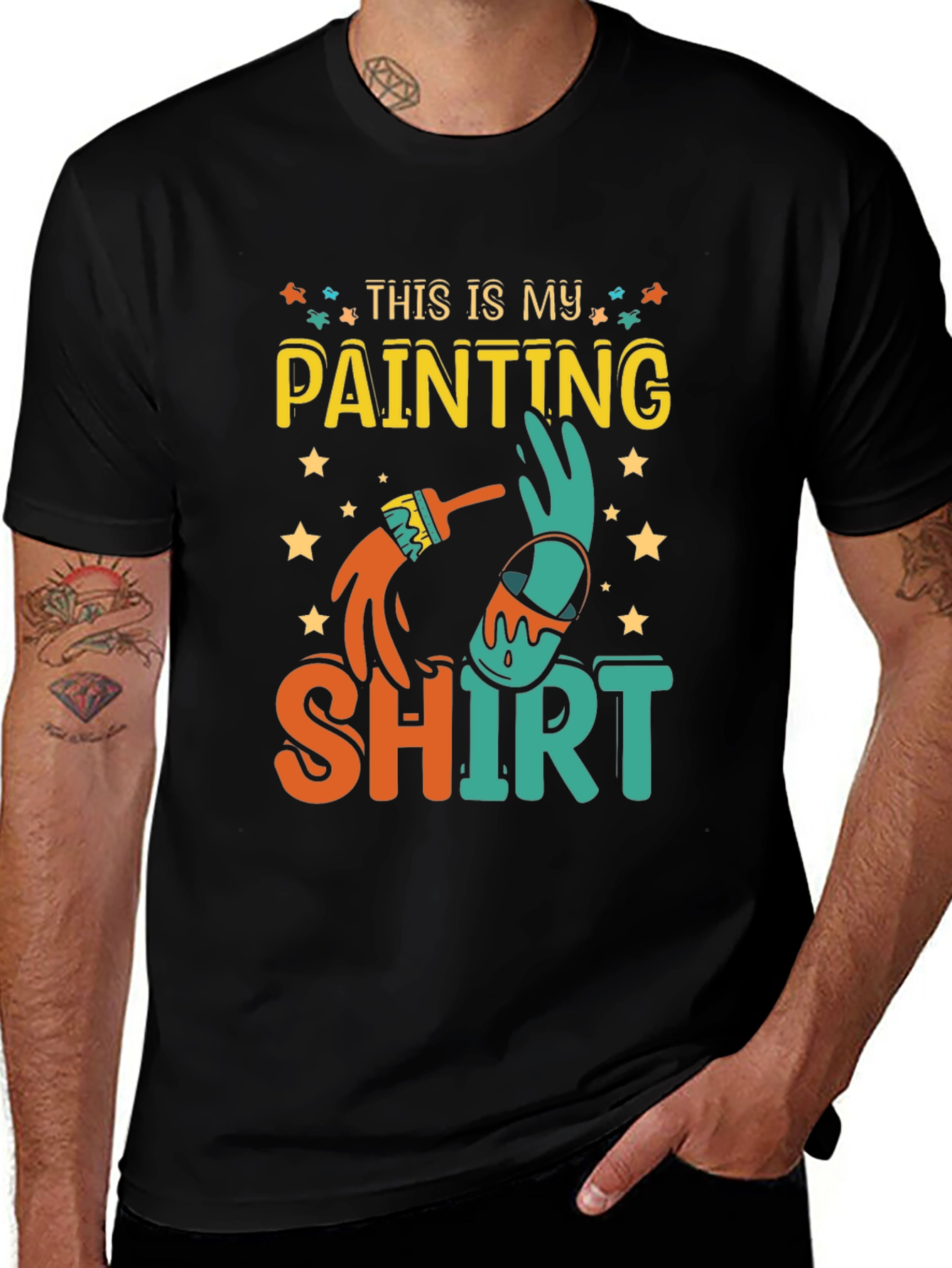 Variant 28 of Funny Painting Shirt for Artists