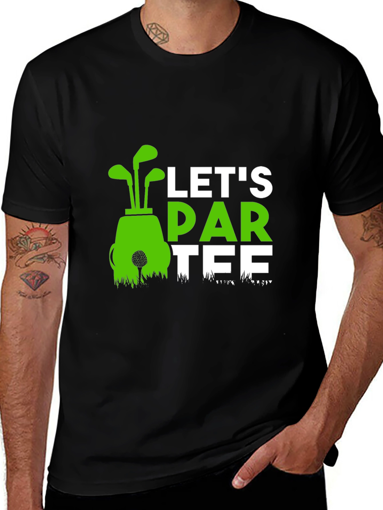 Let's Par-Tee Golf Graphic T-Shirt