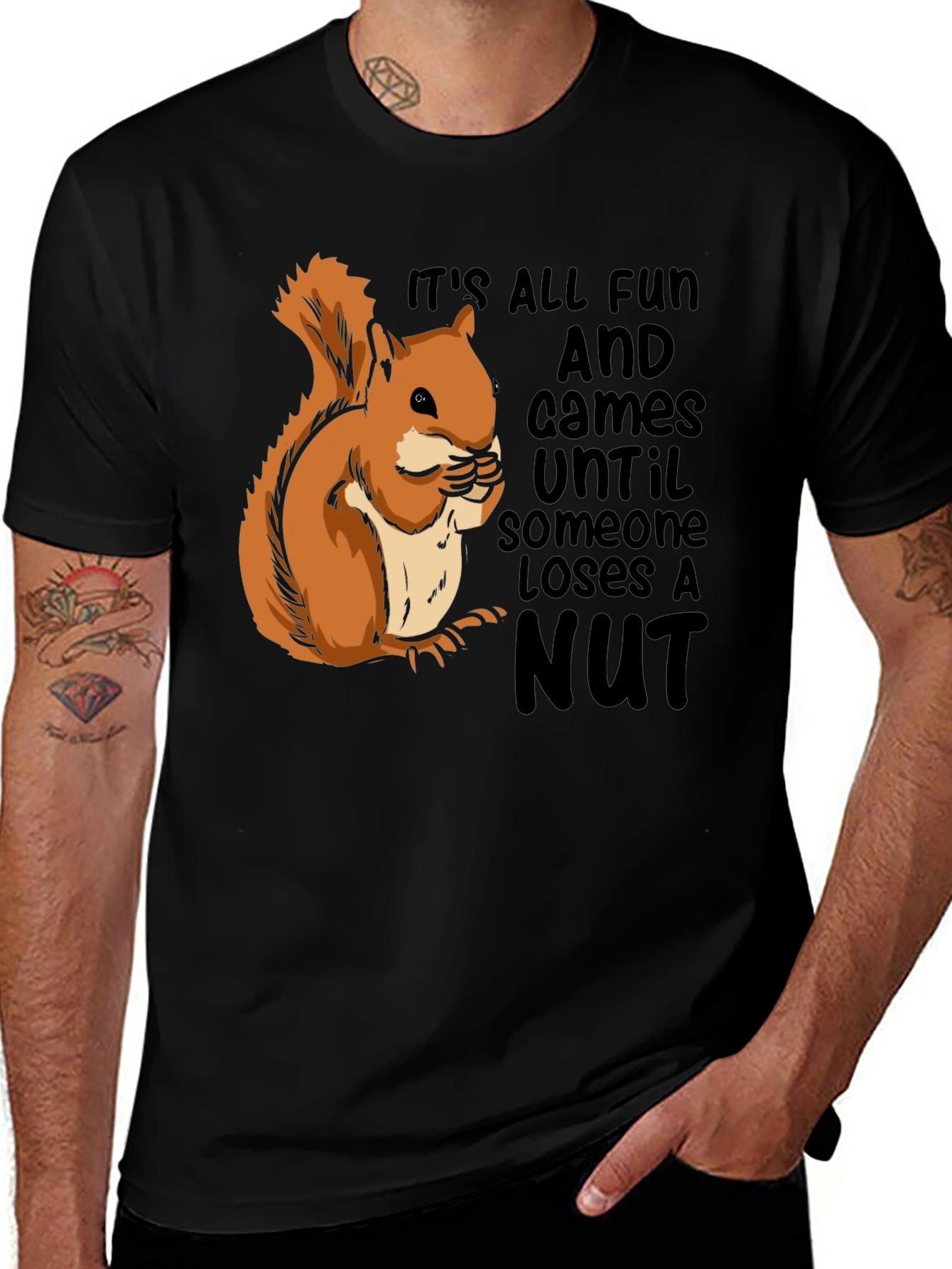 Variant 3 of Squirrel Nut Joke T-Shirt