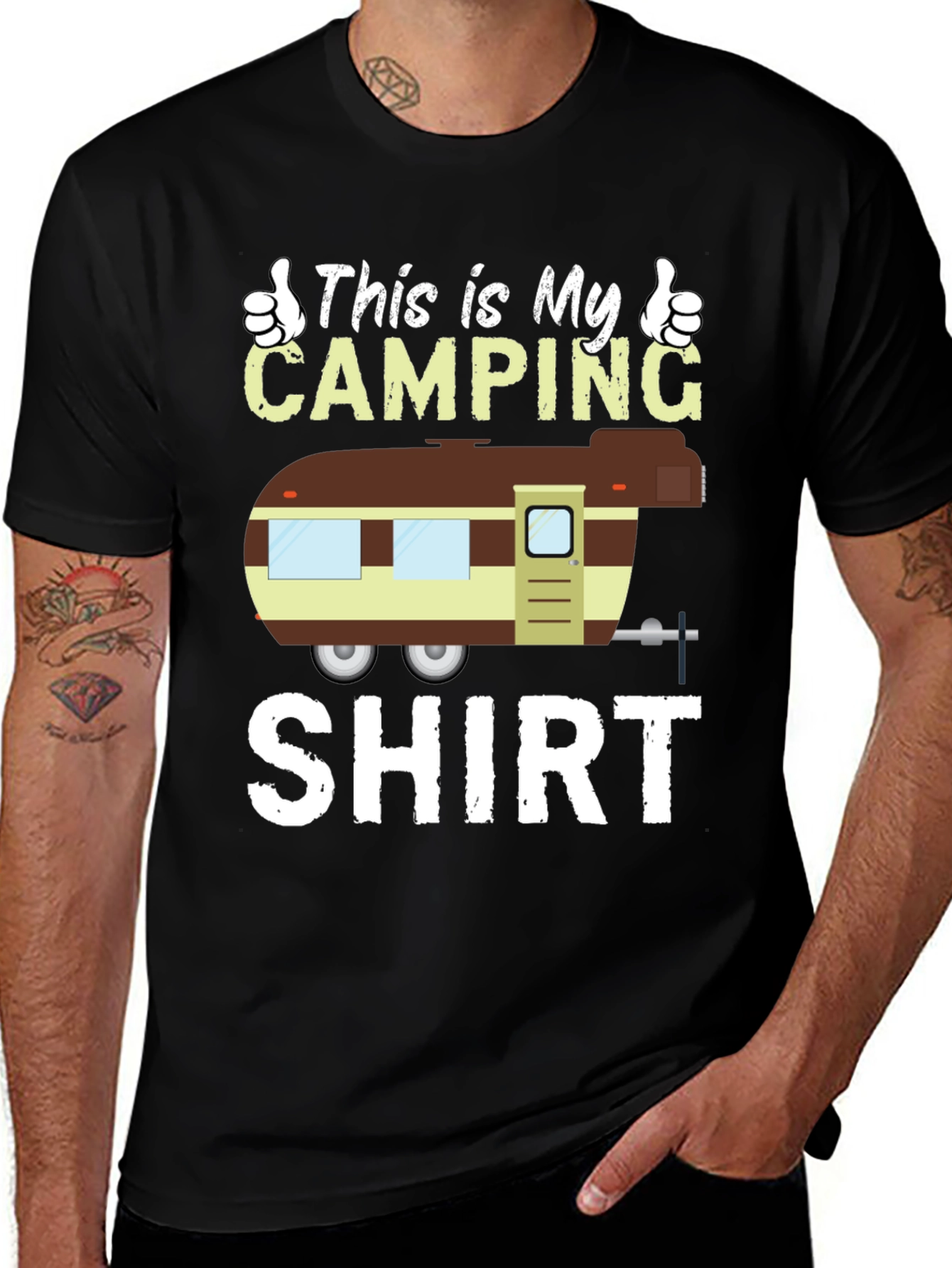 Variant 23 of Camping Shirt: "This is My Camping Shirt"