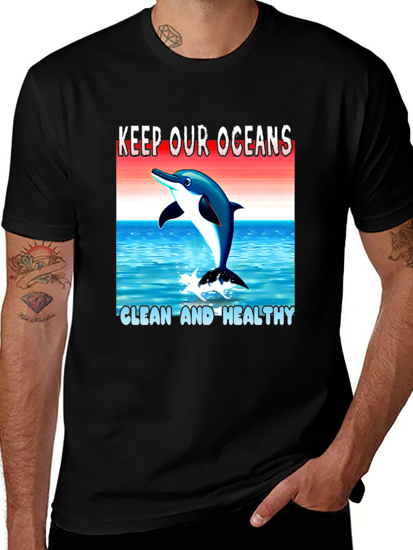Variant 26 of Keep Our Oceans Clean T-Shirt