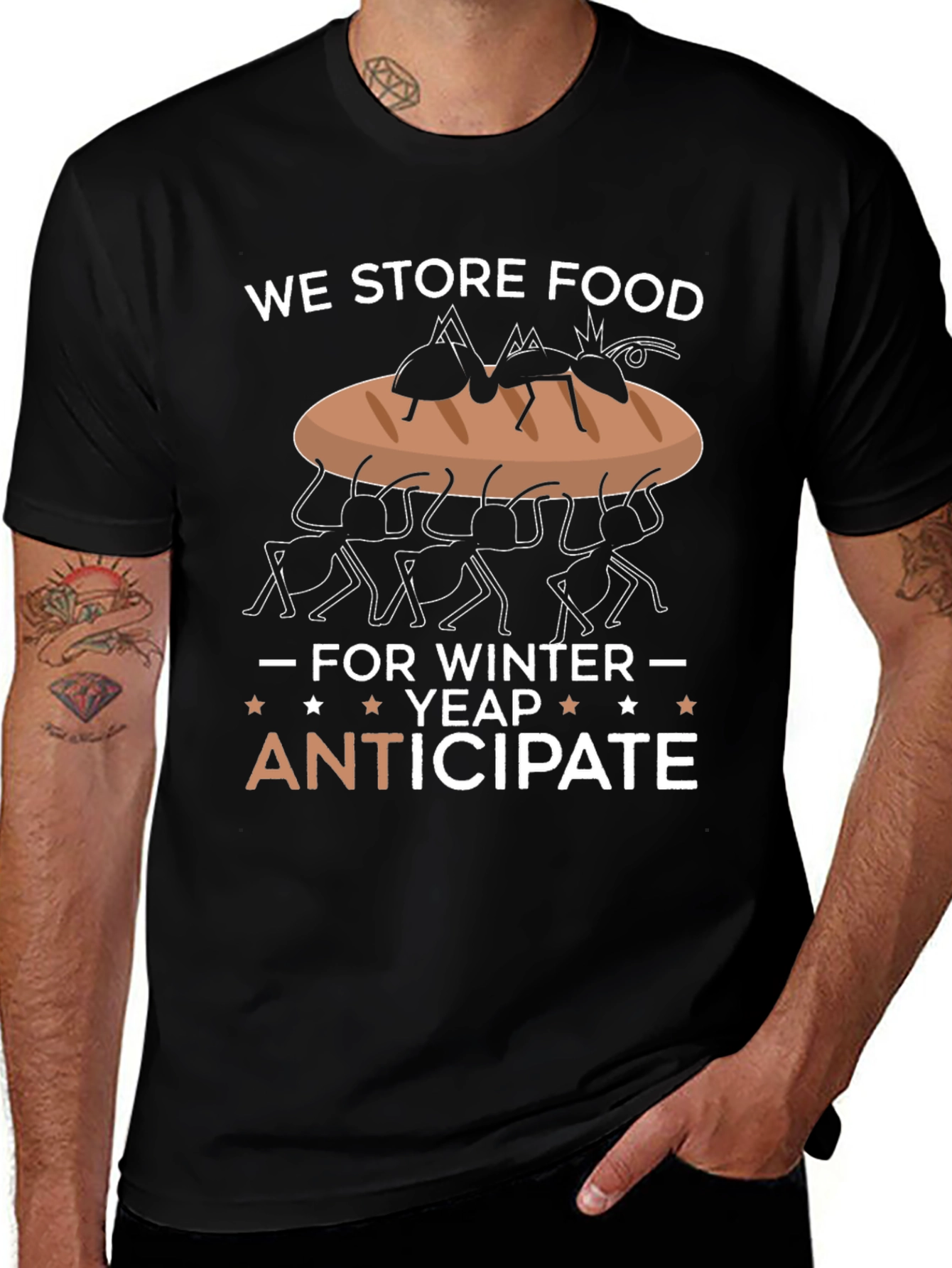 Variant 19 of Ant Food Storage T-Shirt
