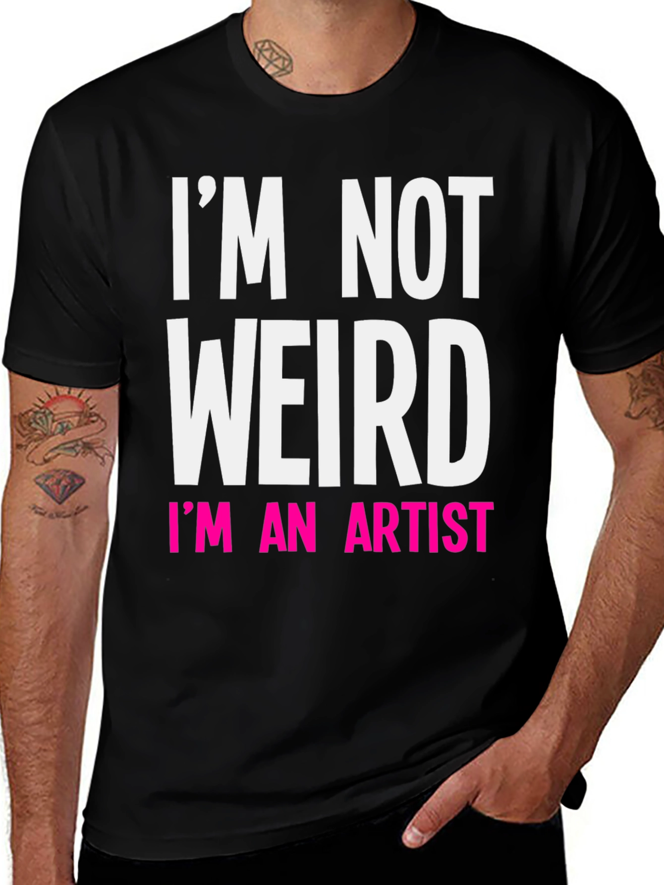 Variant 24 of I'm Not Weird I'm An Artist T-Shirt