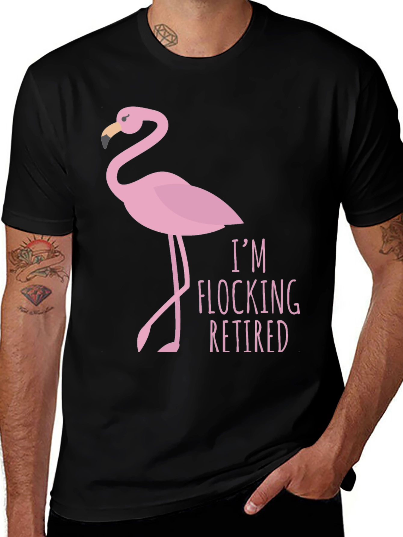 Variant 19 of I'm Flocking Retired T-Shirt