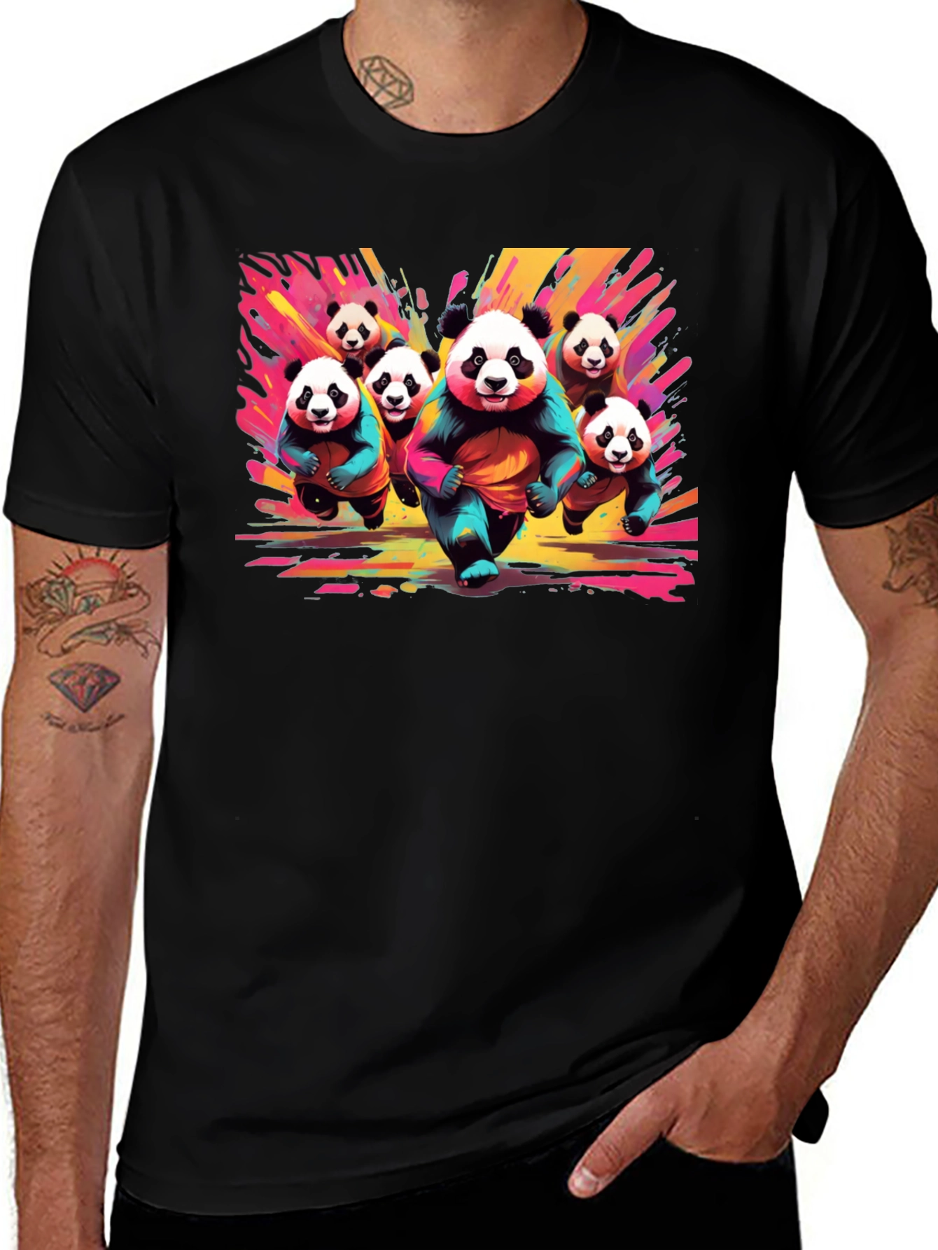 Variant 11 of Funky Panda Run T-Shirt