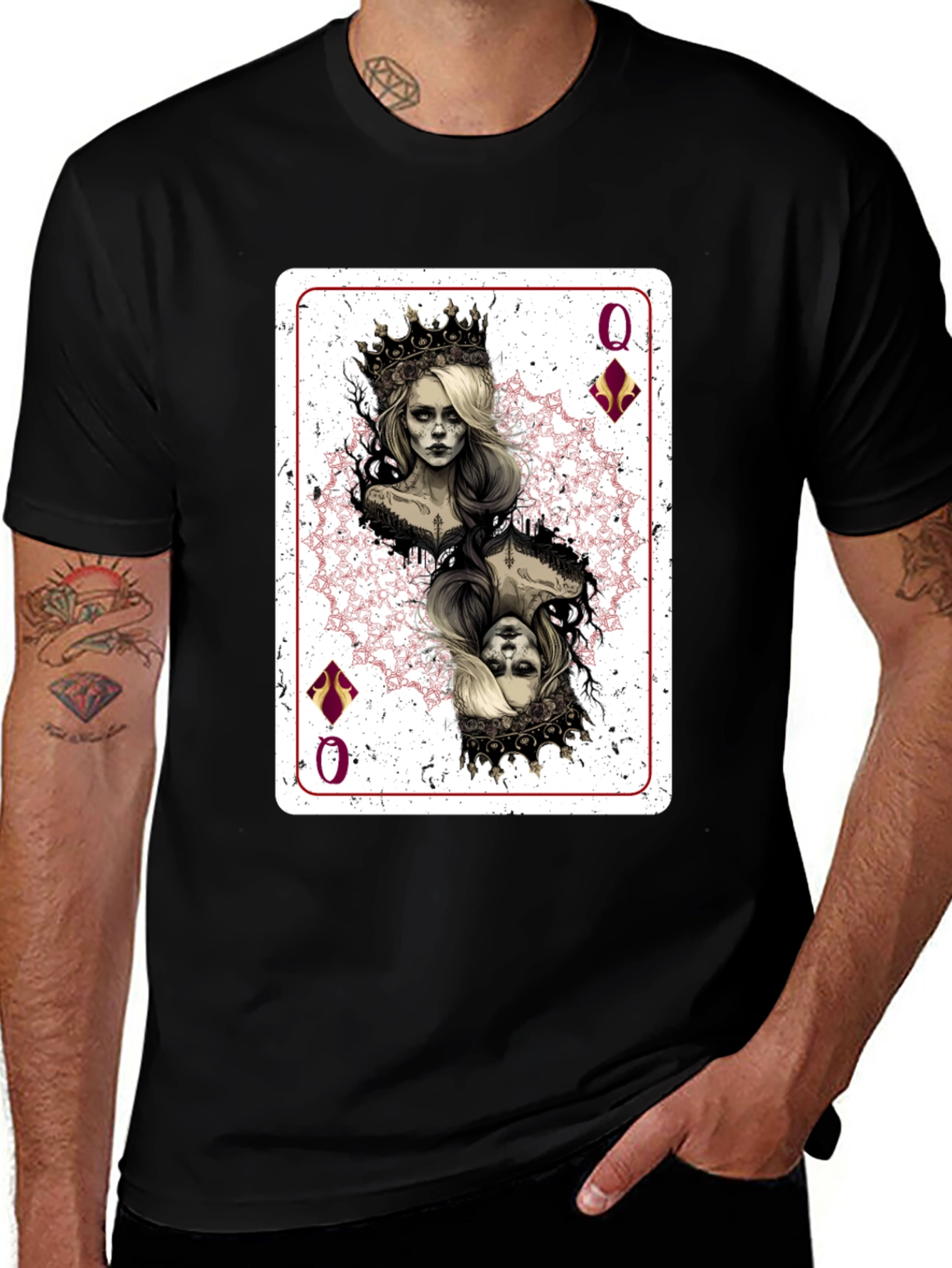 Variant 26 of Queen of Diamonds Graphic Tee