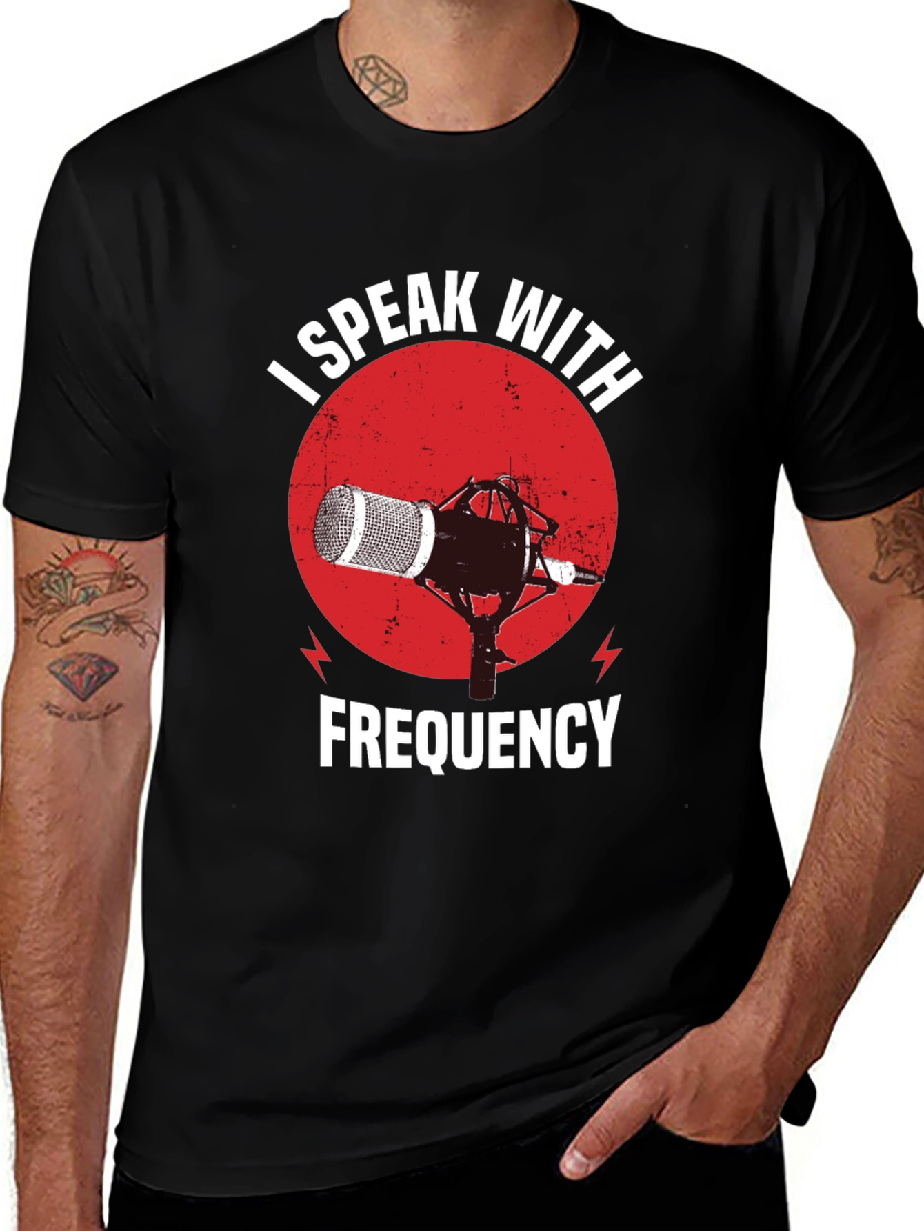 Variant 23 of I Speak With Frequency T-Shirt