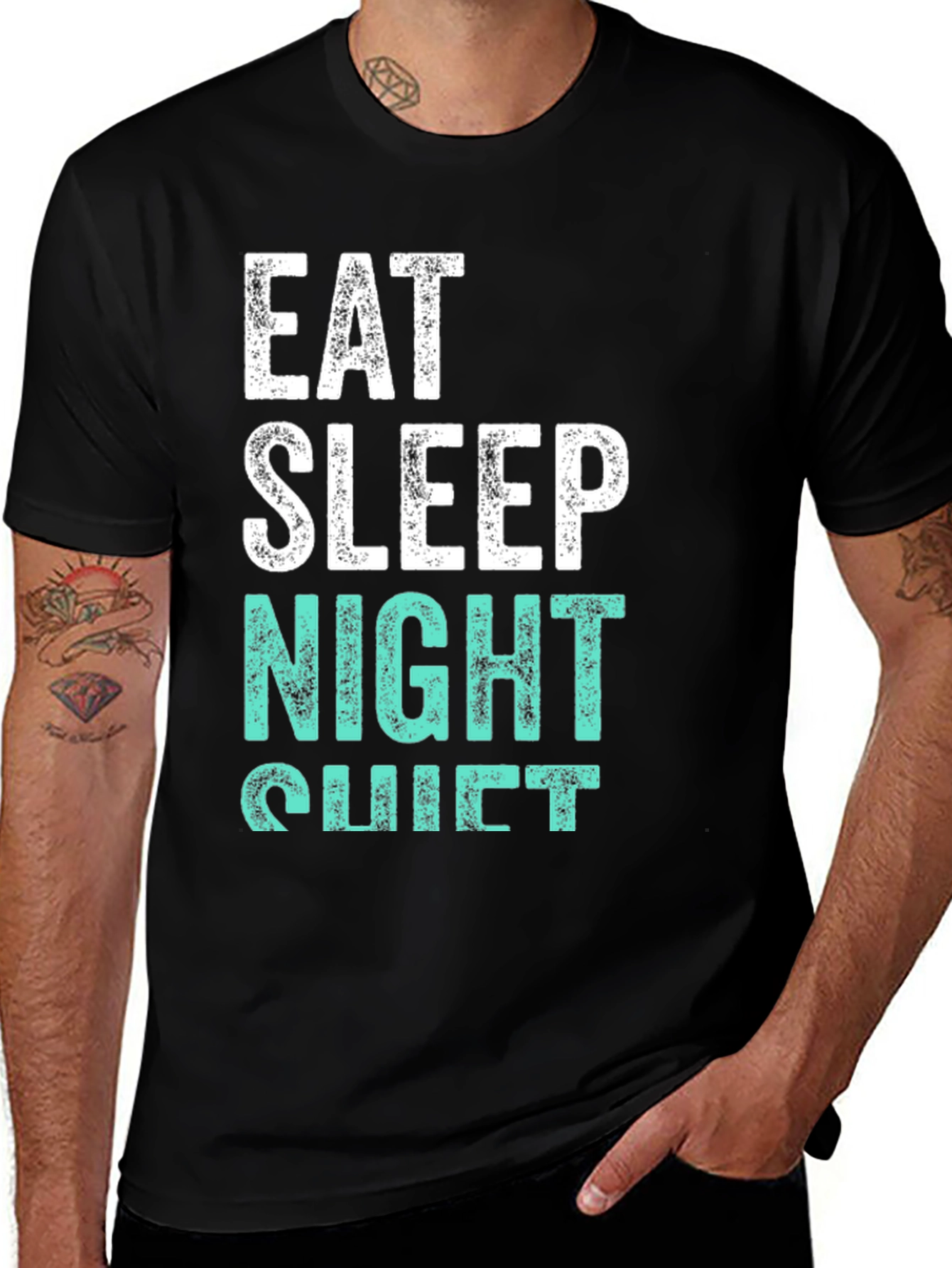 Variant 30 of Eat Sleep Night Shift T-Shirt