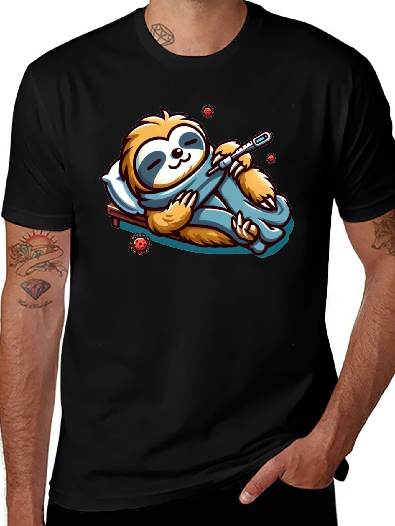 Variant 12 of Sick Sloth T-Shirt