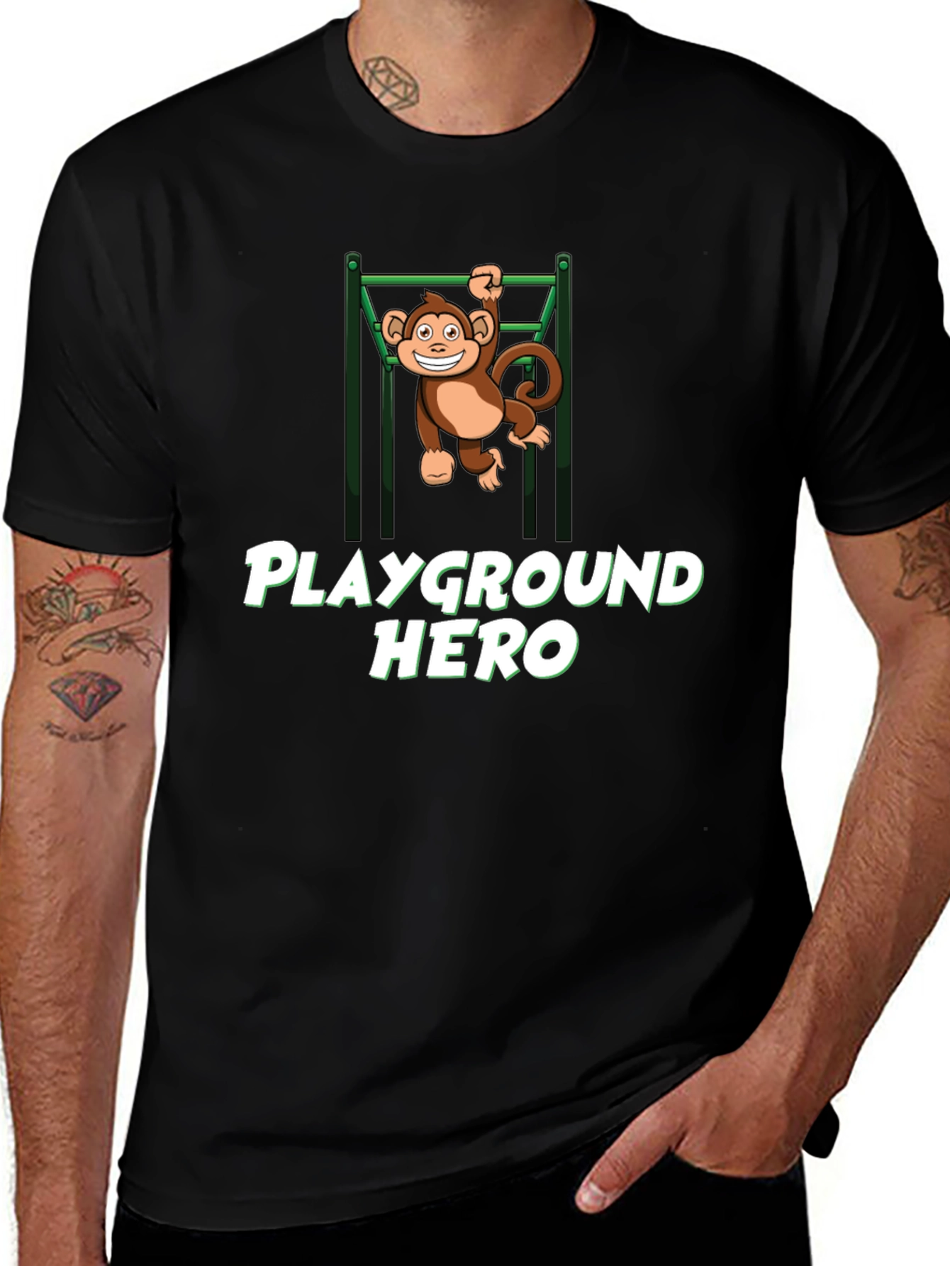 Variant 28 of Playground Hero Monkey T-Shirt - Fun & Active